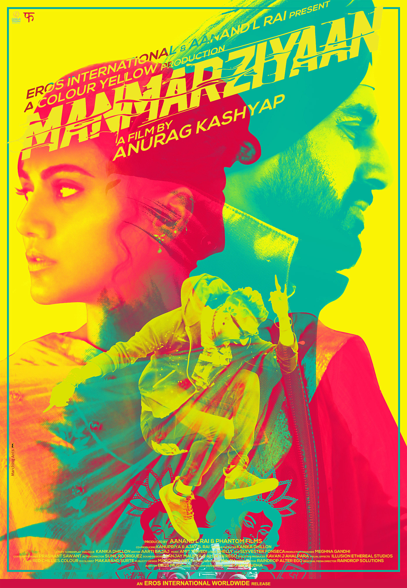 Mega Sized Movie Poster Image for Manmarziyaan (#2 of 3)