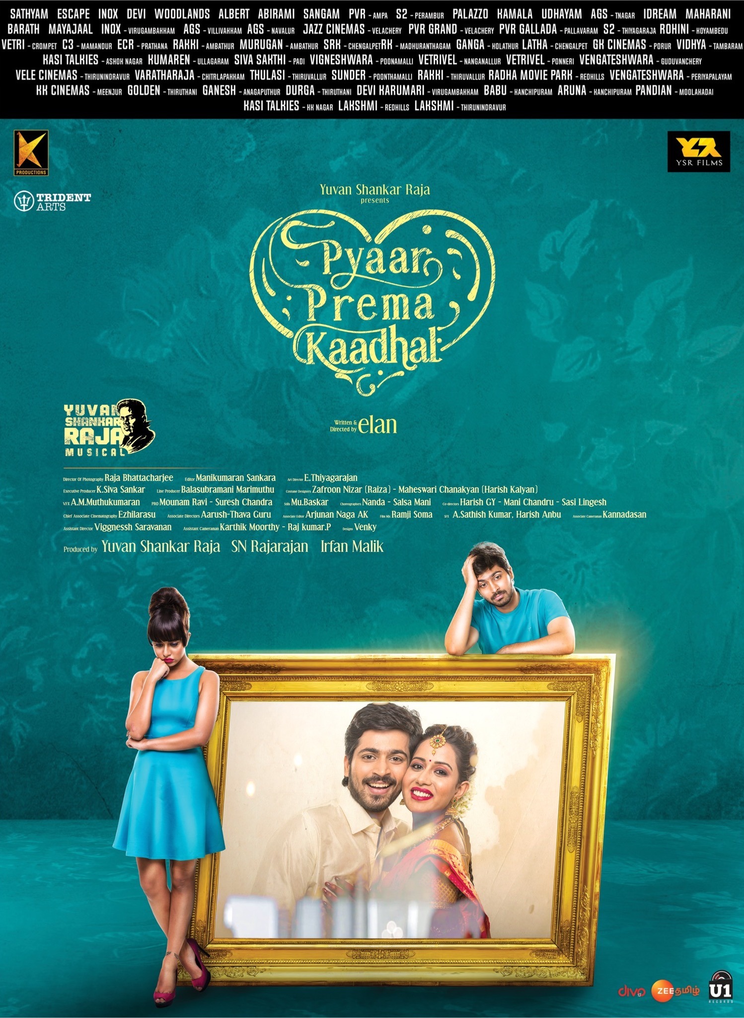 Mega Sized Movie Poster Image for Pyaar Prema Kaadhal (#7 of 10)