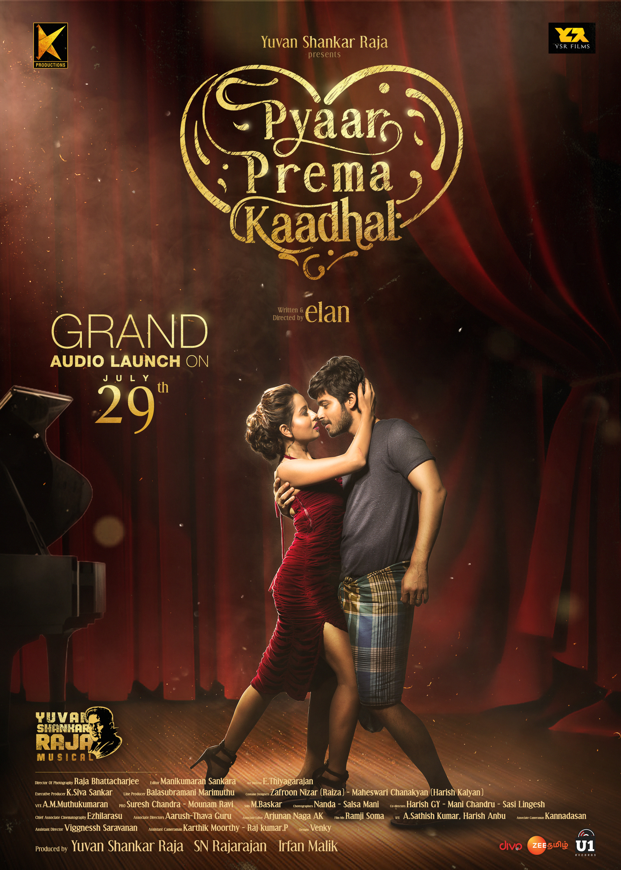 Mega Sized Movie Poster Image for Pyaar Prema Kaadhal (#1 of 10)