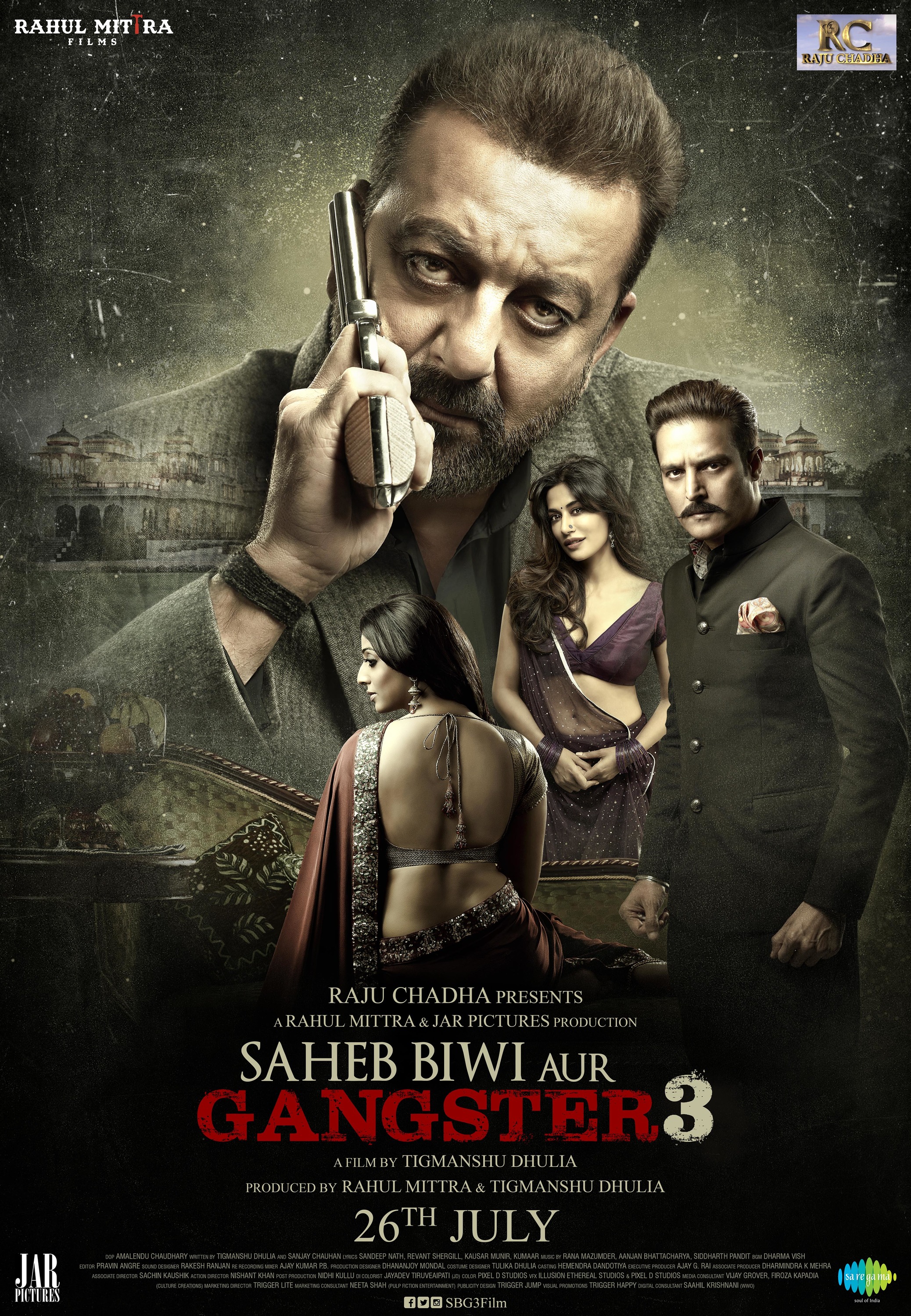 Mega Sized Movie Poster Image for Saheb Biwi Aur Gangster 3 (#4 of 4)