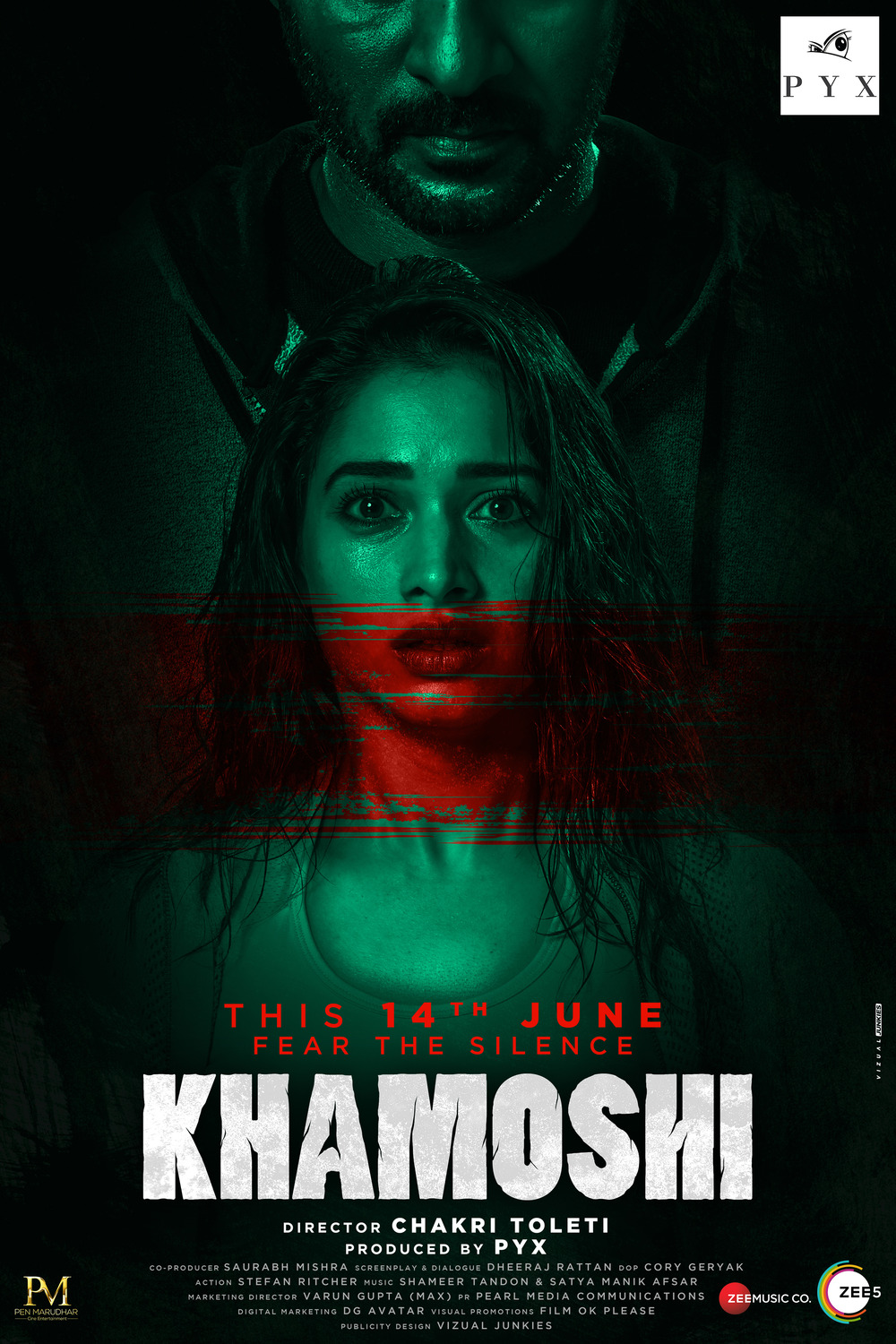 Extra Large Movie Poster Image for Khamoshi (#1 of 3)