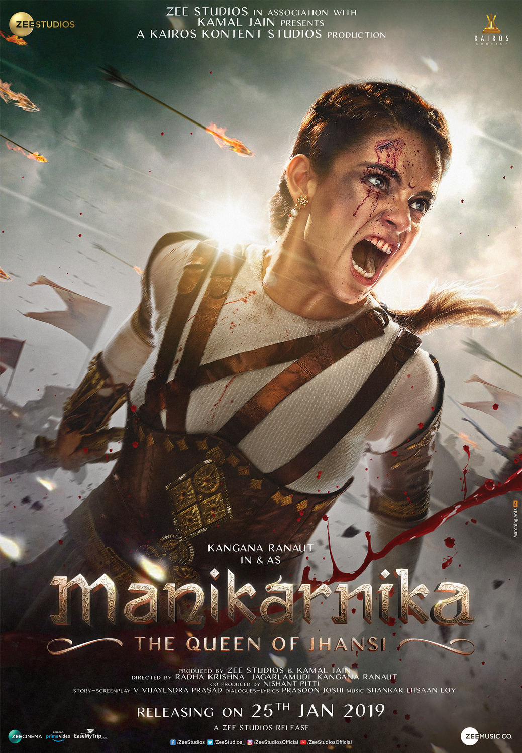 Extra Large Movie Poster Image for Manikarnika: The Queen of Jhansi (#2 of 4)