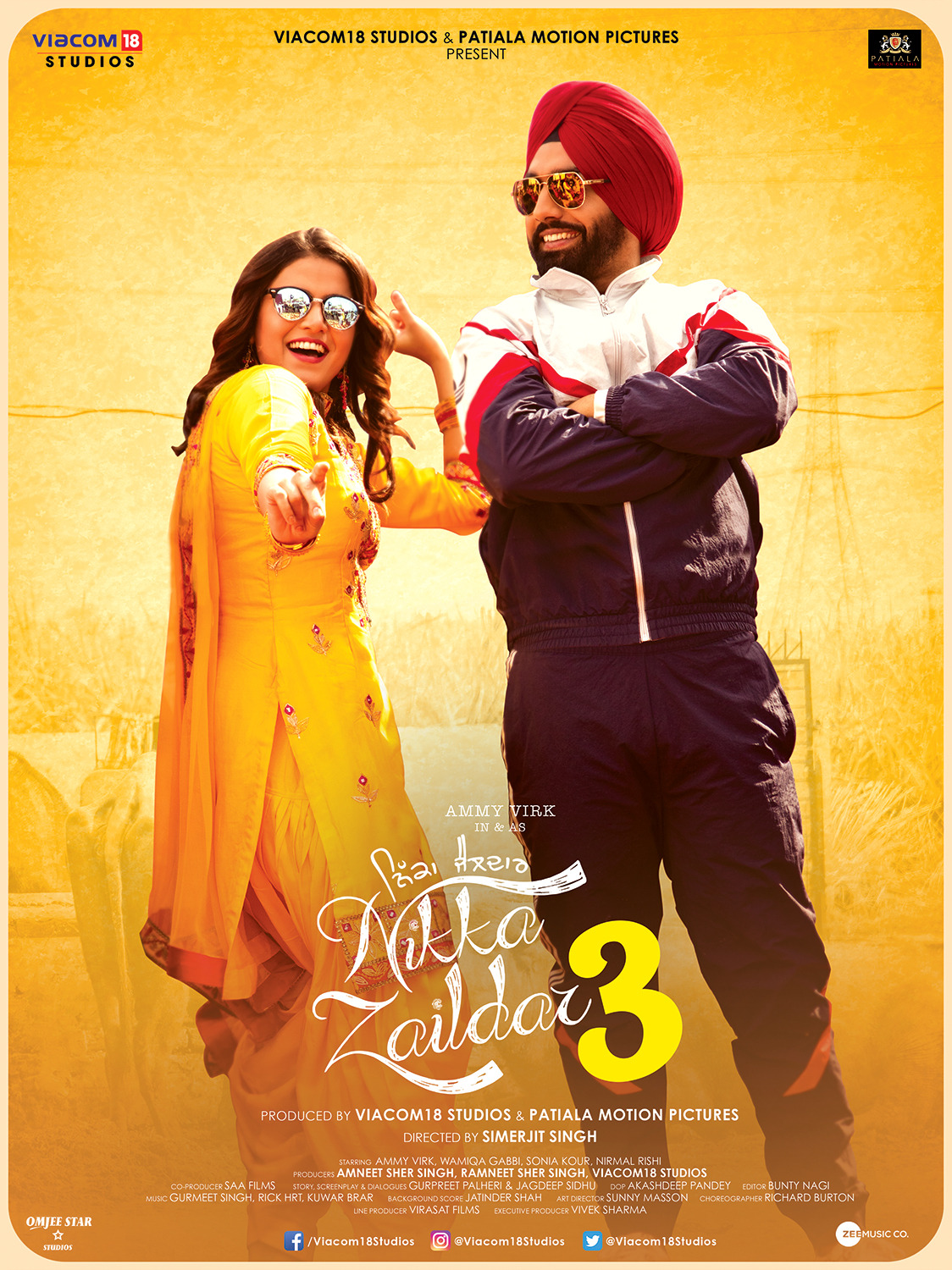 Extra Large Movie Poster Image for Nikka Zaildar 3 (#2 of 3)