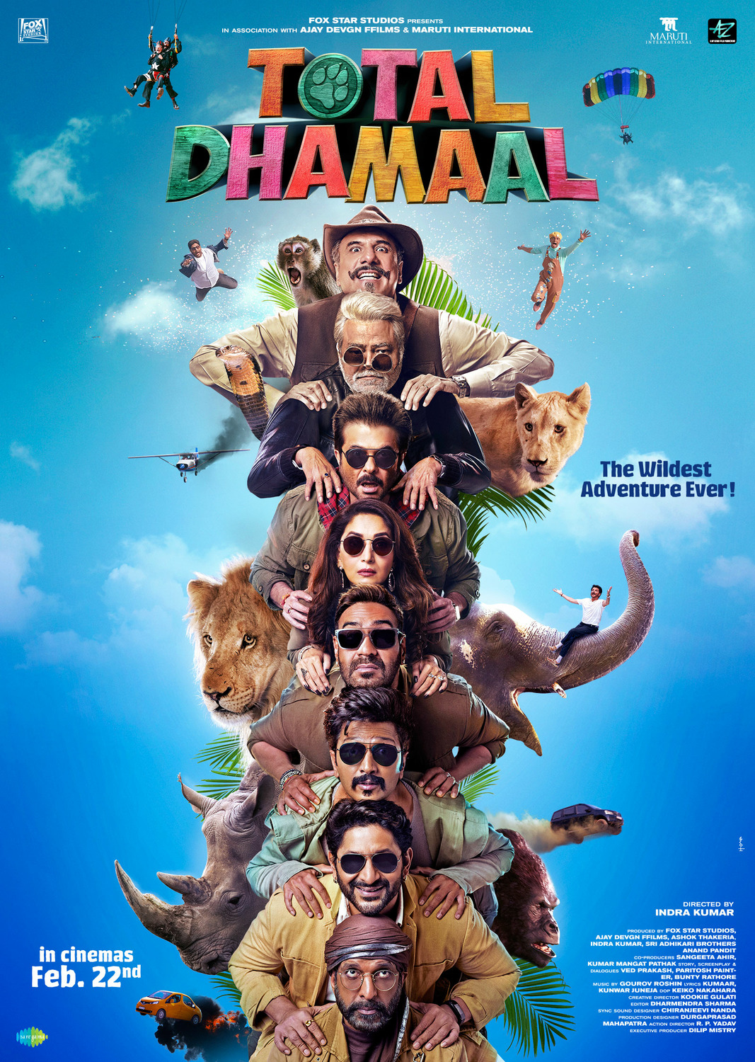 Extra Large Movie Poster Image for Total Dhamaal (#2 of 2)