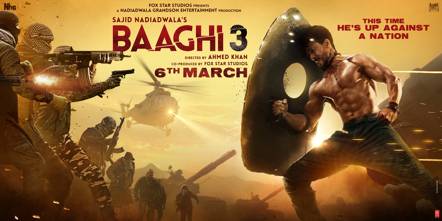 Extra Large Movie Poster Image for Baaghi 3 (#1 of 6)