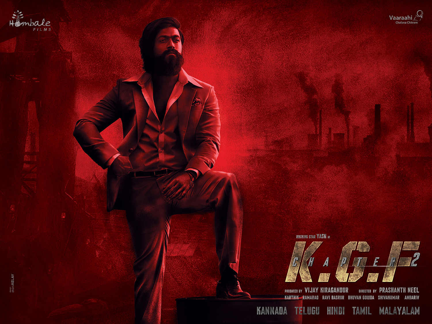 Extra Large Movie Poster Image for K.G.F: Chapter 2 (#11 of 11)