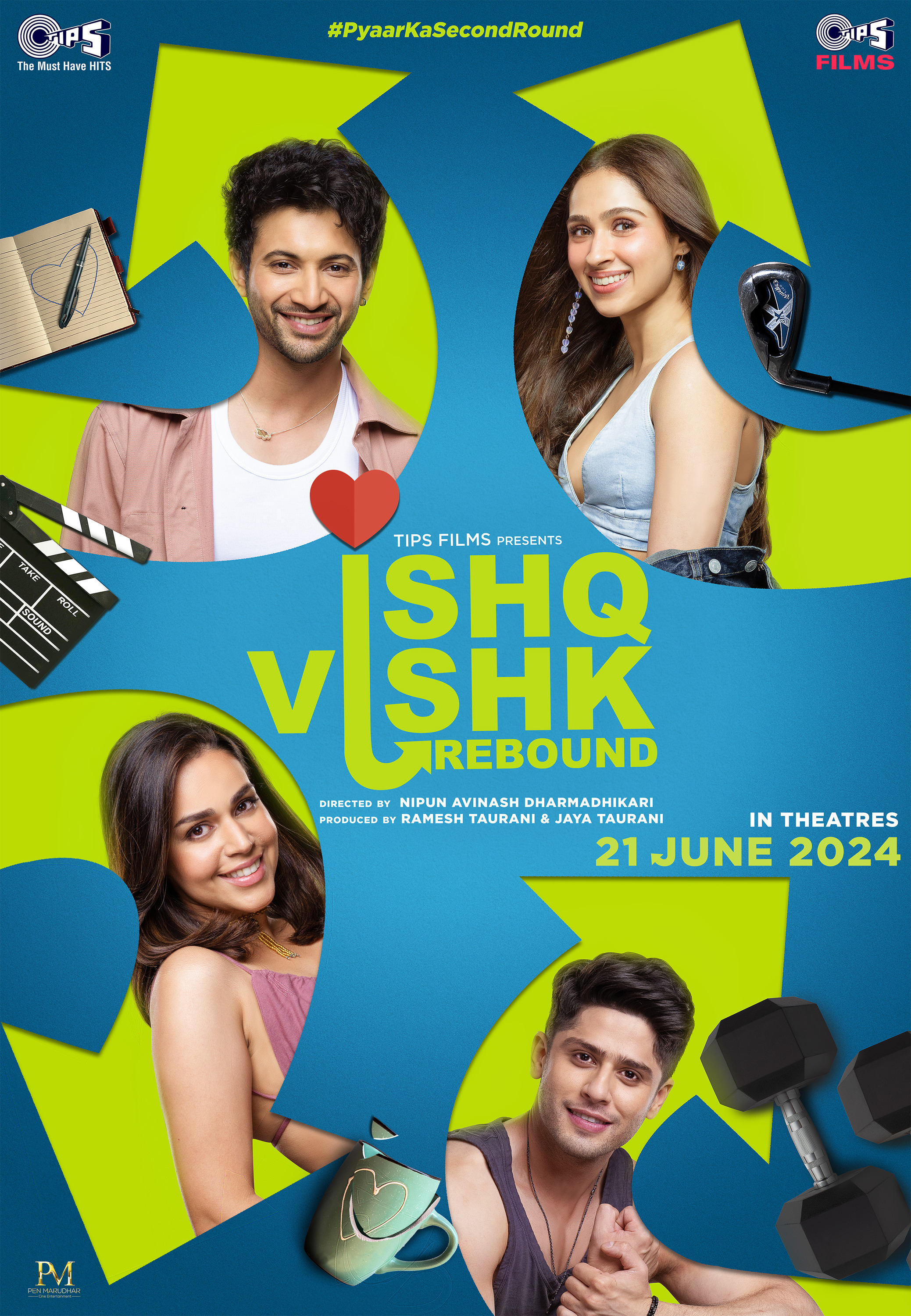 Mega Sized Movie Poster Image for Ishq Vishk Rebound (#3 of 7)