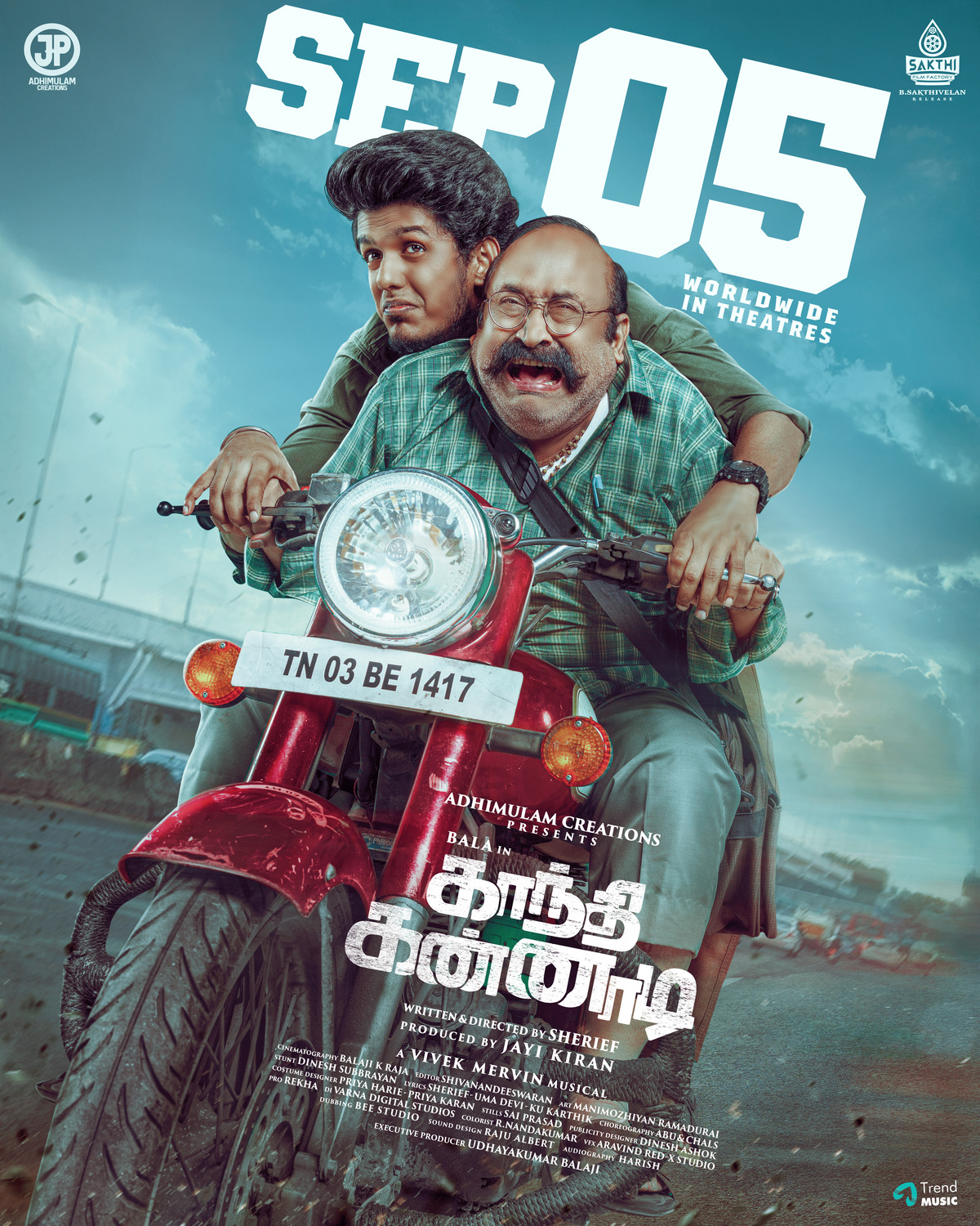 Extra Large Movie Poster Image for Gandhi Kannadi 