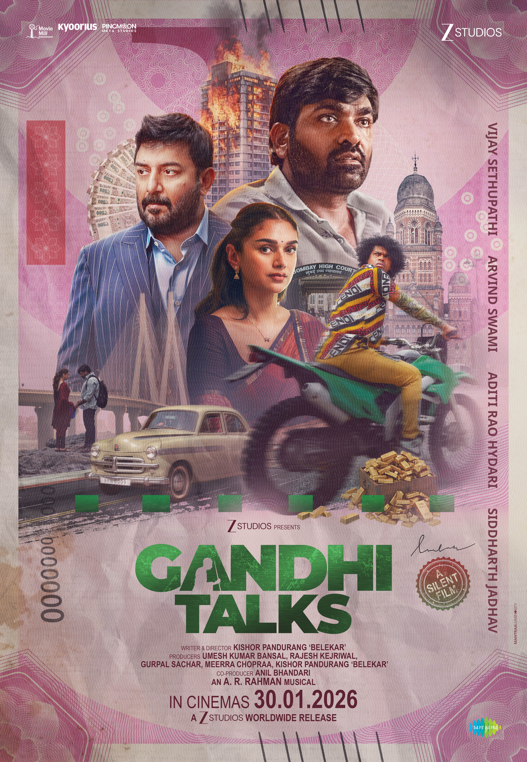 Extra Large Movie Poster Image for Gandhi Talks (#3 of 3)
