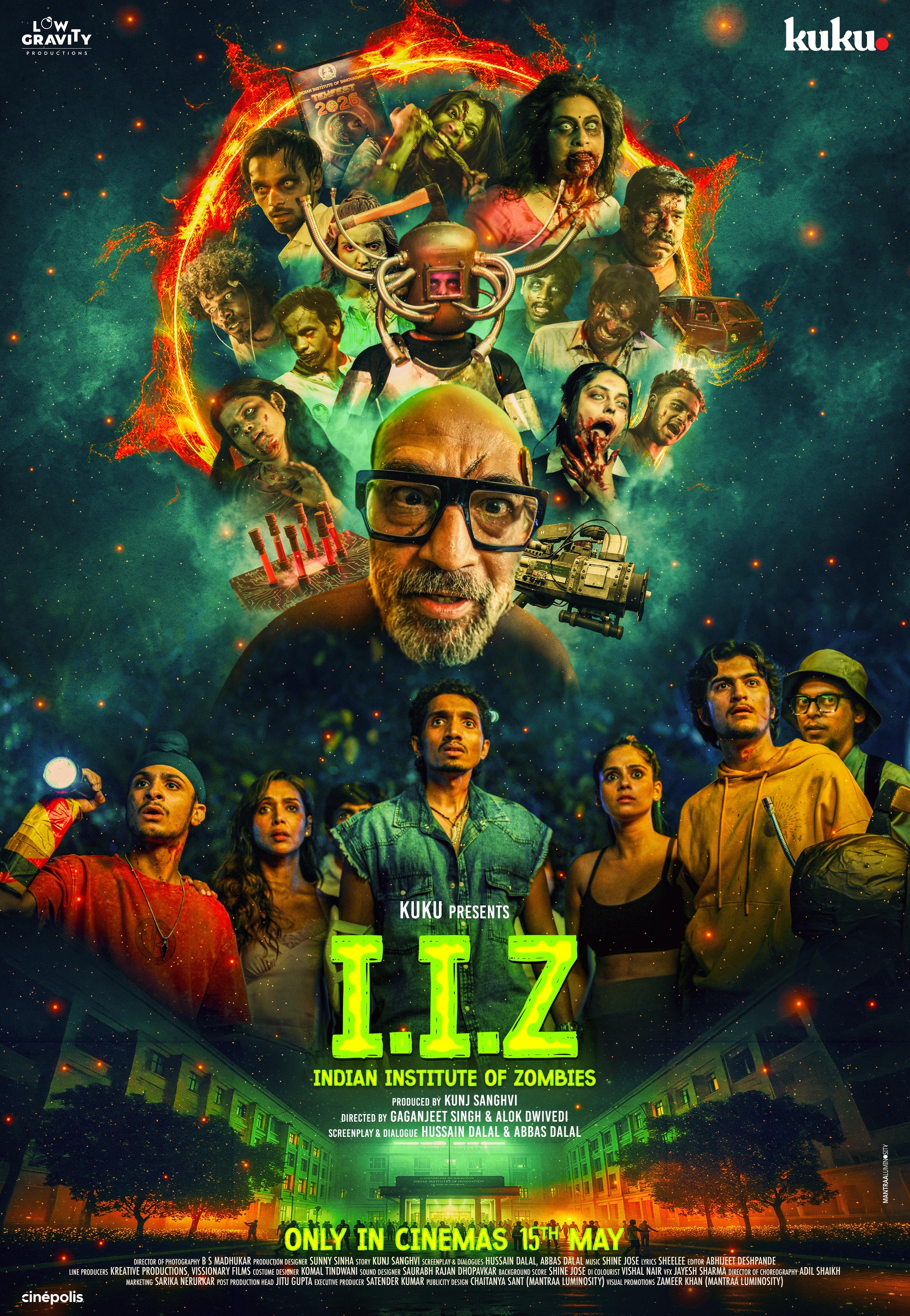 Mega Sized Movie Poster Image for IIZ: Indian Institute of Zombies (#1 of 2)