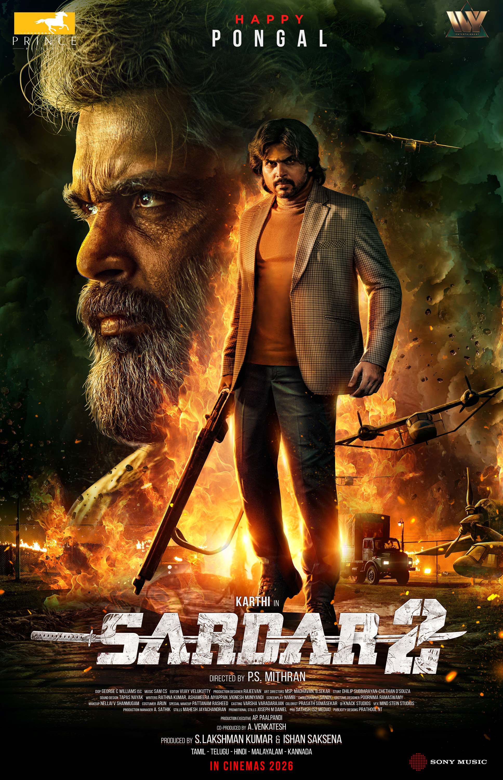Mega Sized Movie Poster Image for Sardar 2 