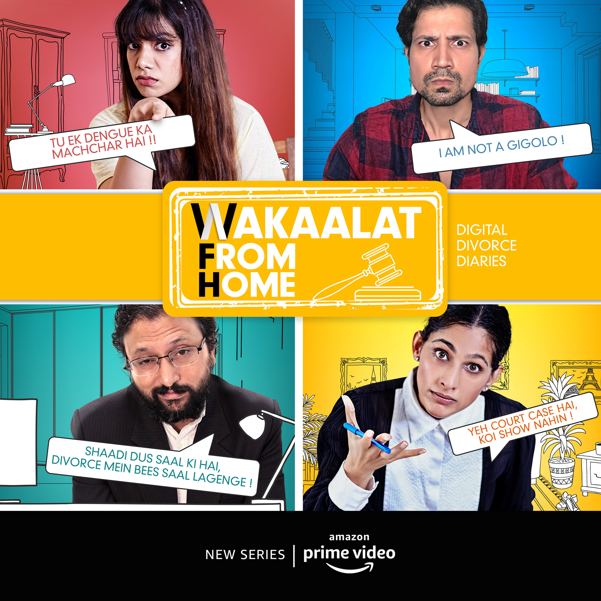 Mega Sized TV Poster Image for Wakaalat from Home (#1 of 4)