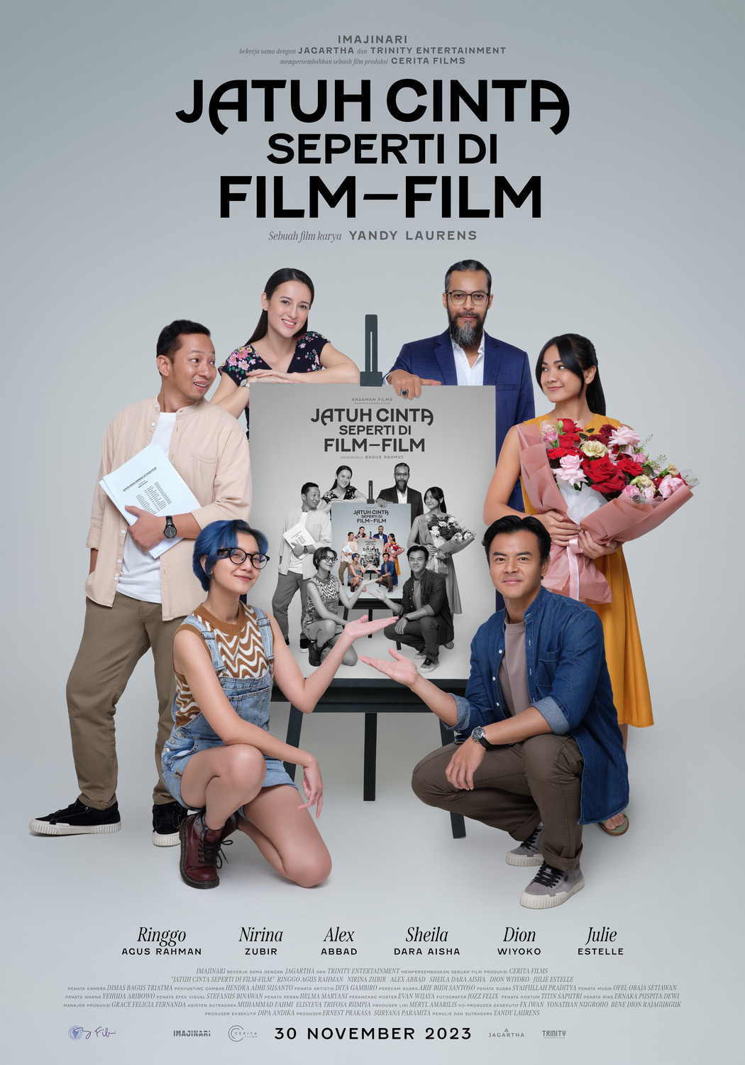 Extra Large Movie Poster Image for Jatuh Cinta Seperti di Film-Film (#2 of 2)
