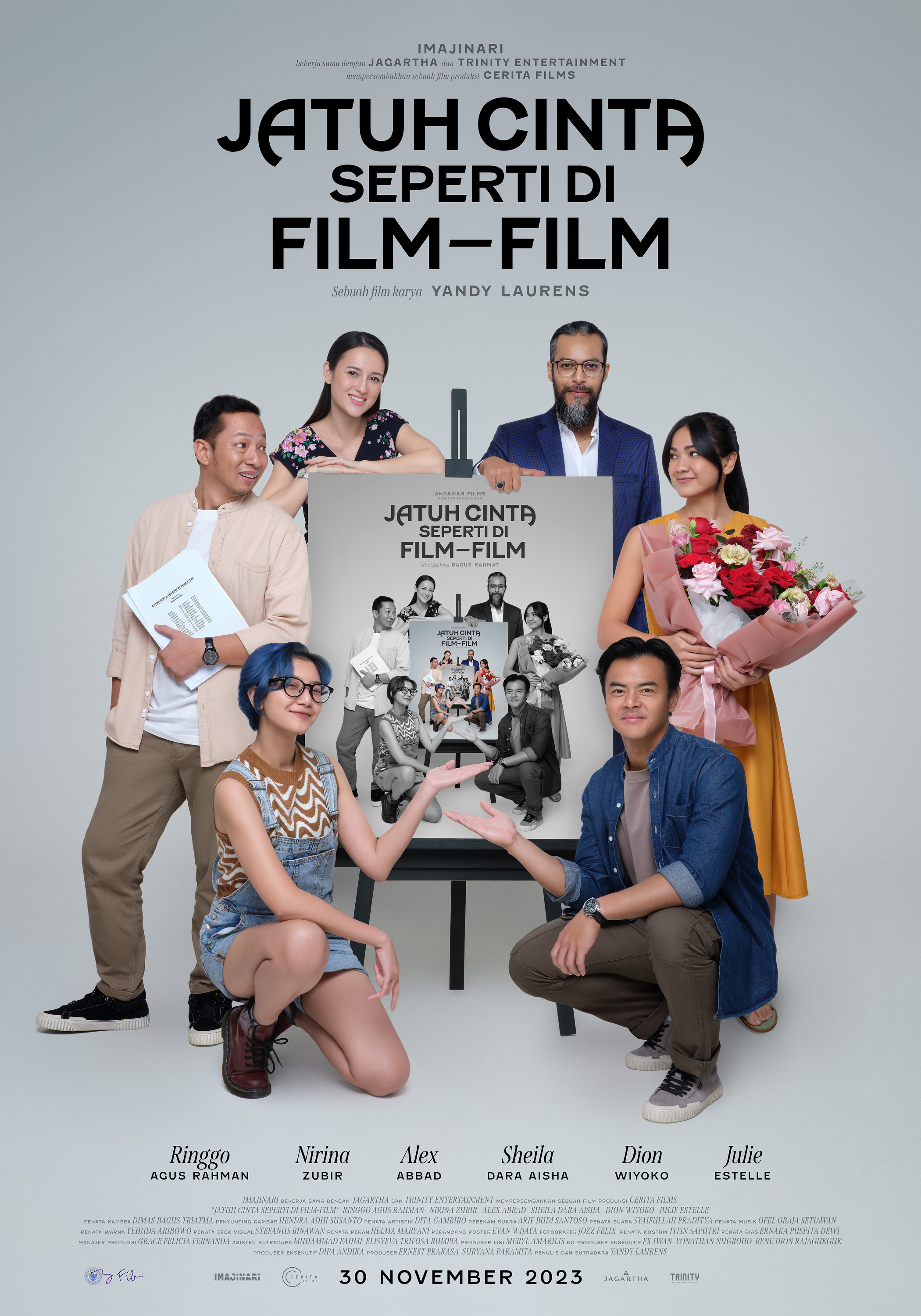 Mega Sized Movie Poster Image for Jatuh Cinta Seperti di Film-Film (#2 of 2)