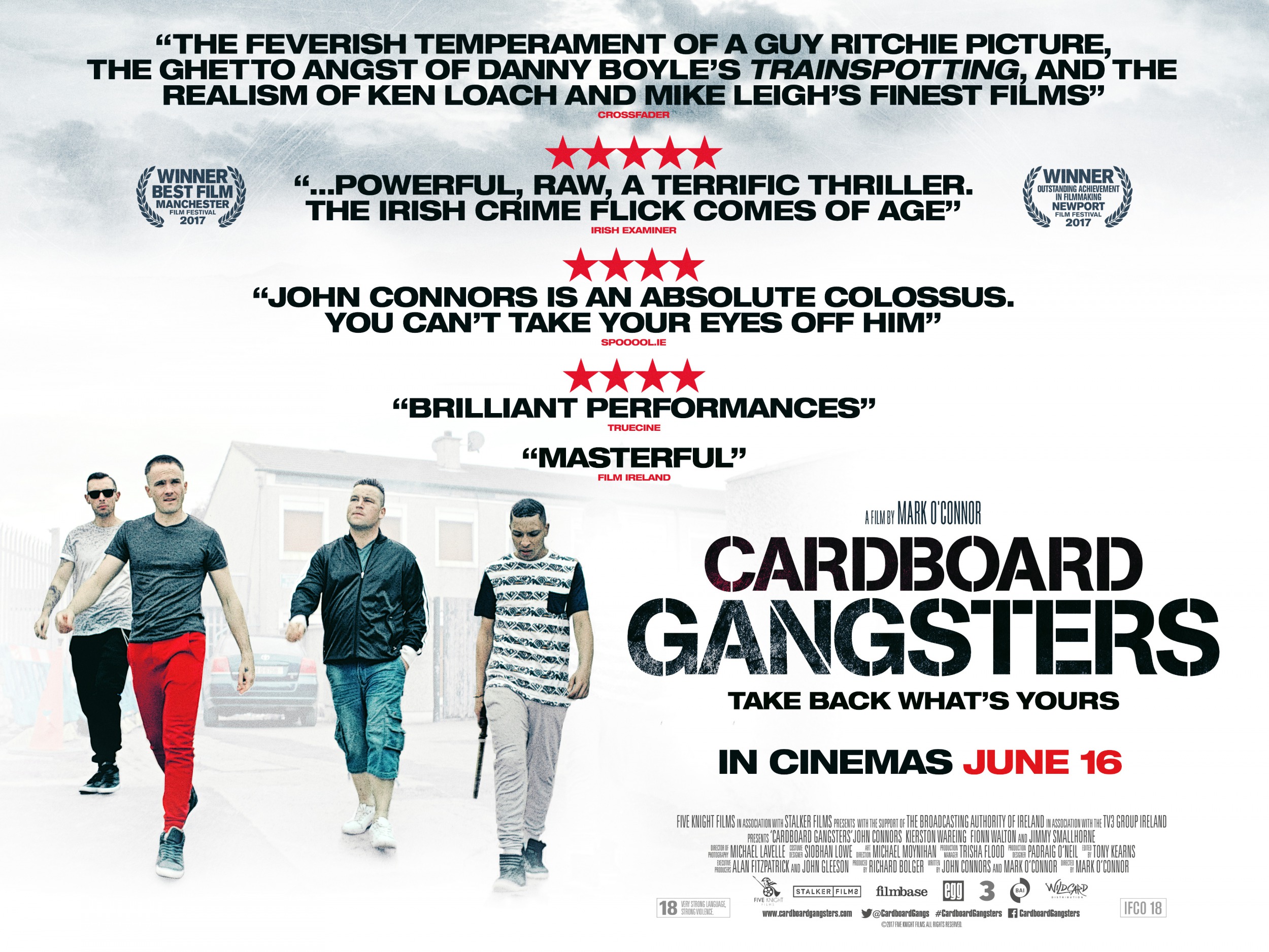 Mega Sized Movie Poster Image for Cardboard Gangsters 