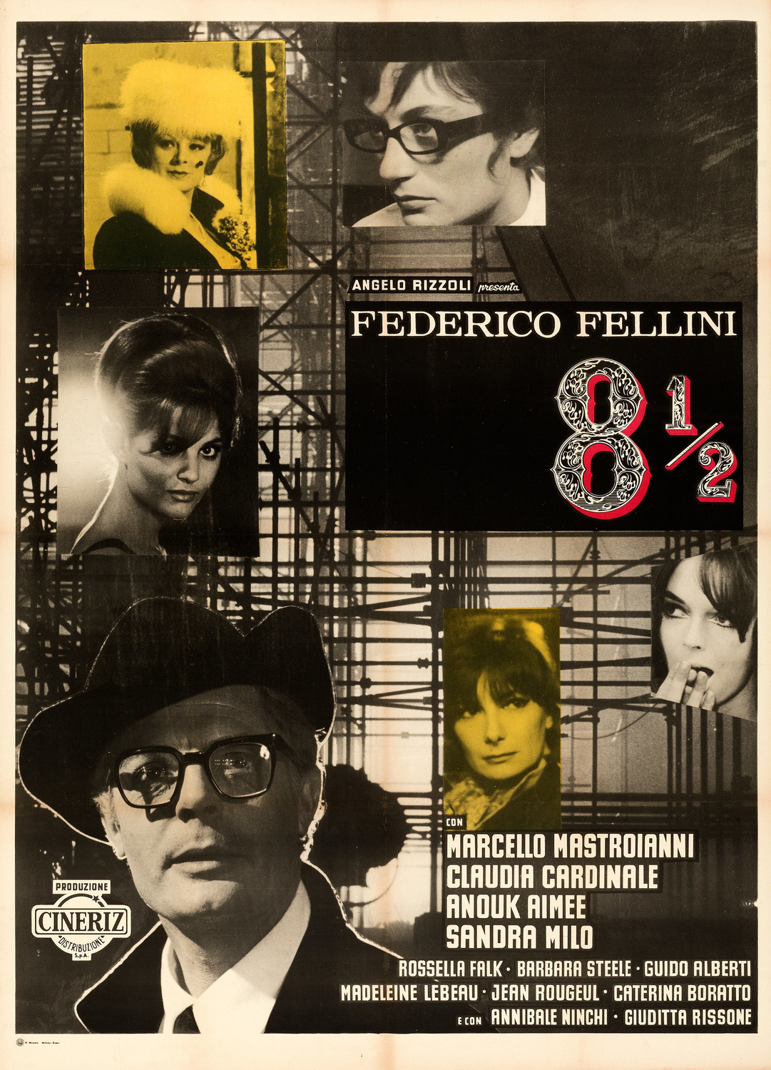 Extra Large Movie Poster Image for 8½ (#1 of 4)