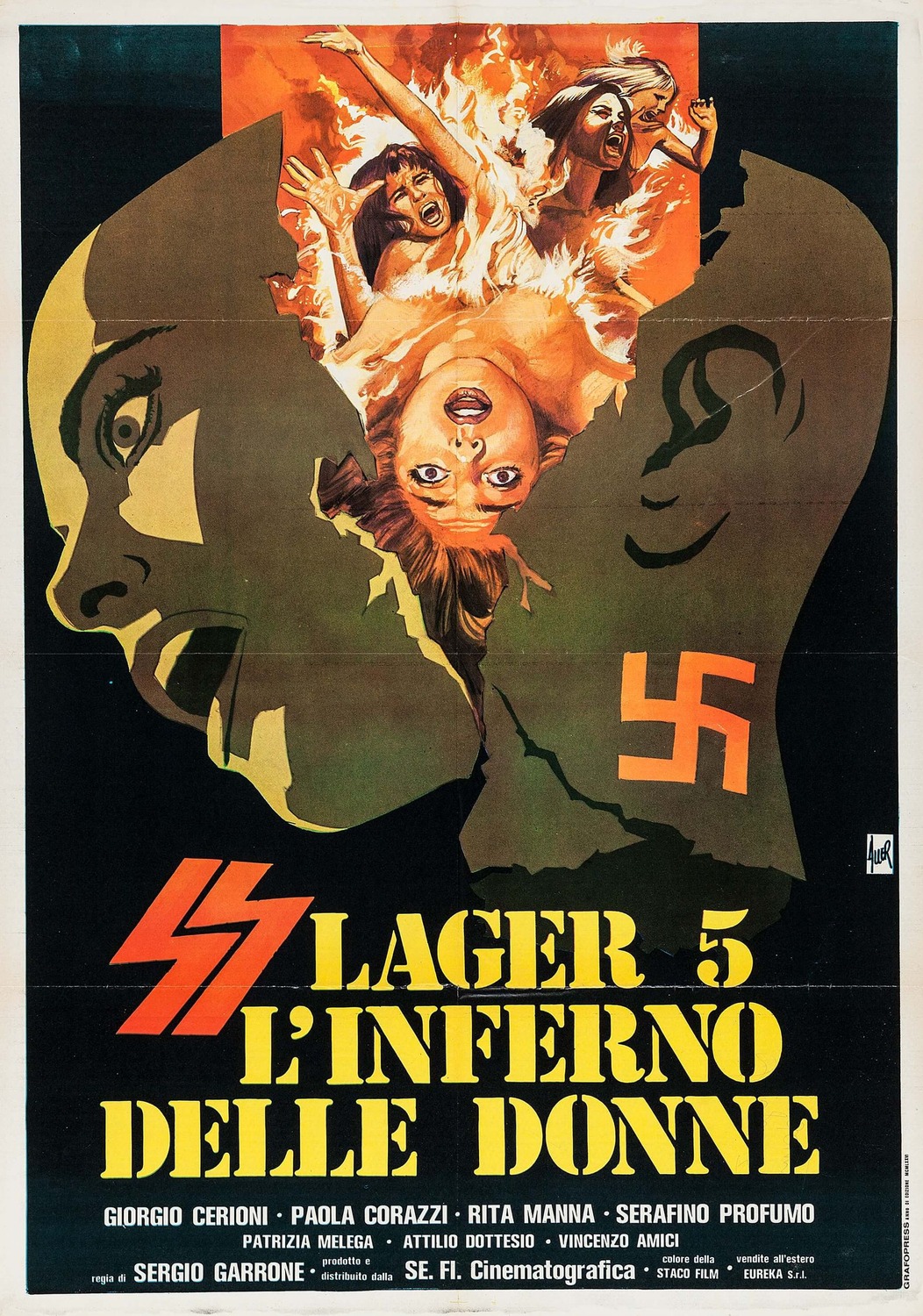 Extra Large Movie Poster Image for SS Lager 5: L'inferno delle donne 