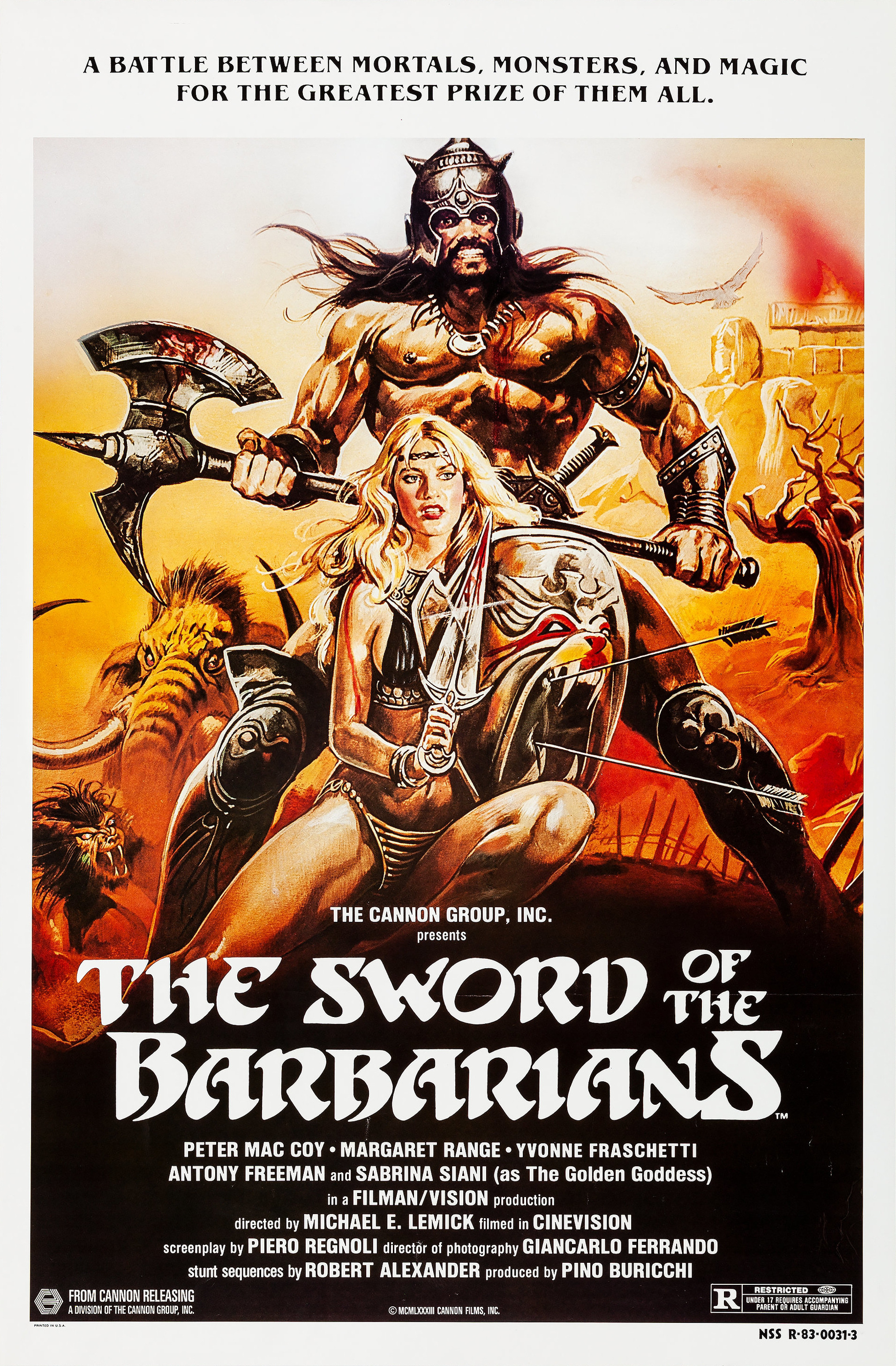 Mega Sized Movie Poster Image for Sangraal, la spada di fuoco (#2 of 2)