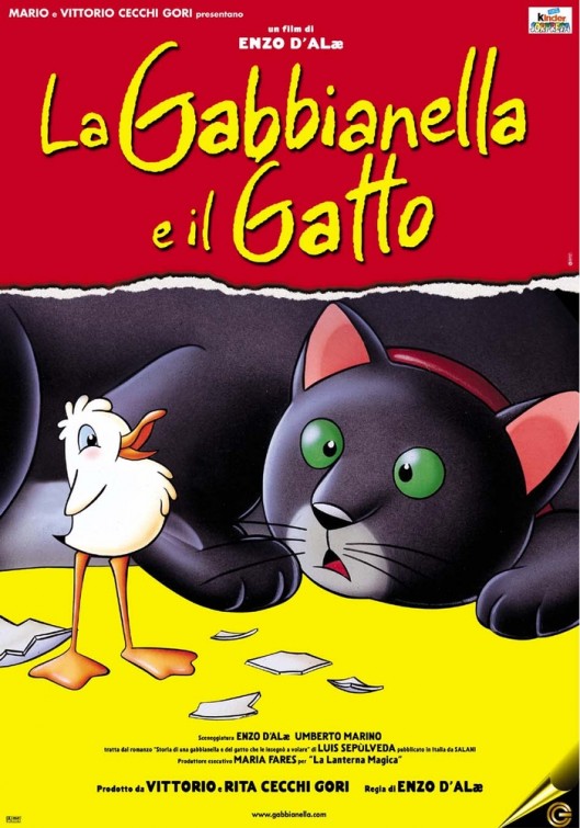 La gabbianella e il gatto Movie Poster