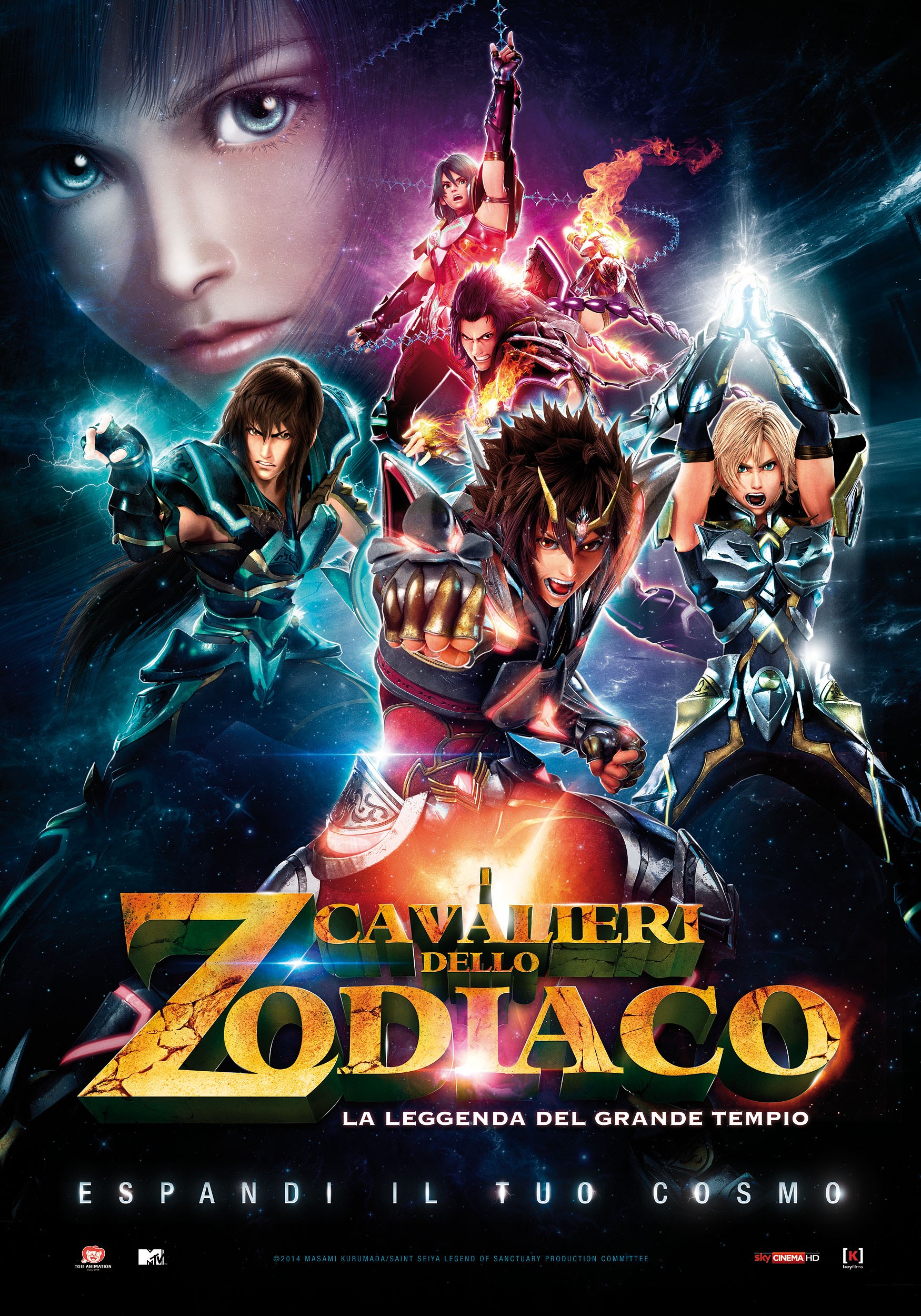 Mega Sized Movie Poster Image for I Cavalieri dello Zodiaco - La leggenda del Grande Tempio (#6 of 9)