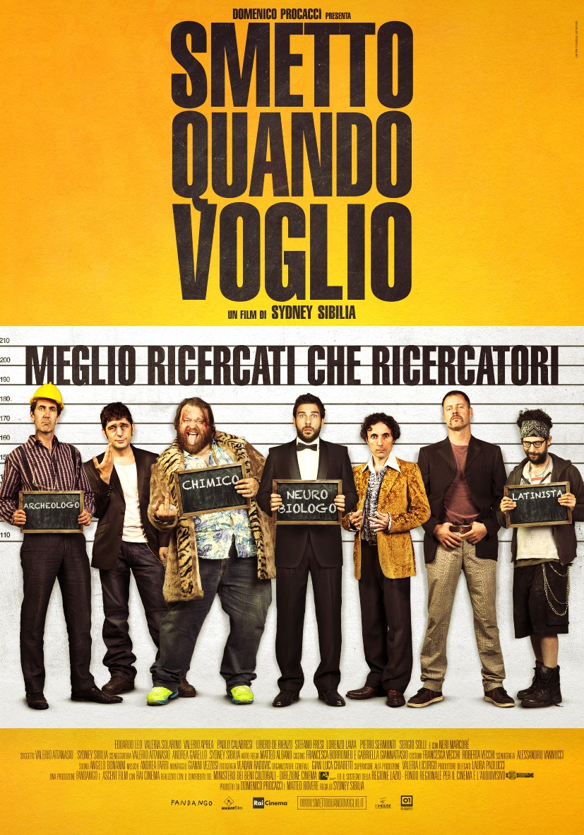 Extra Large Movie Poster Image for Smetto quando voglio (#8 of 13)