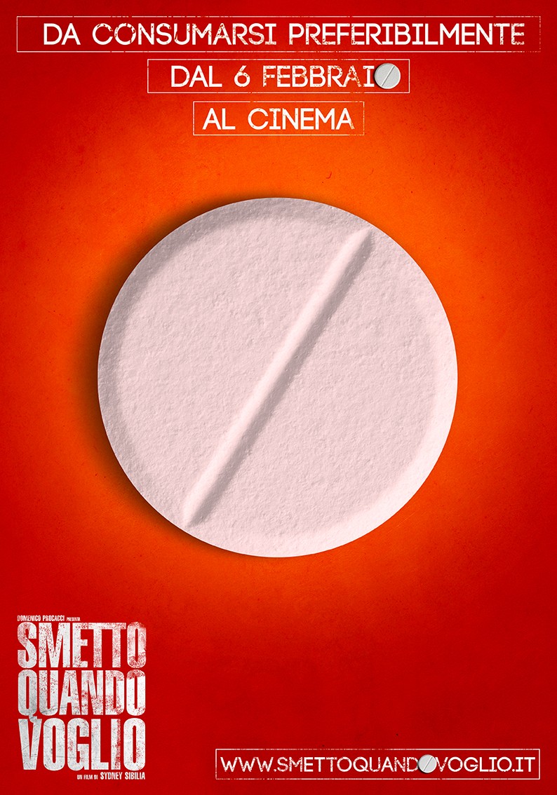 Extra Large Movie Poster Image for Smetto quando voglio (#9 of 13)