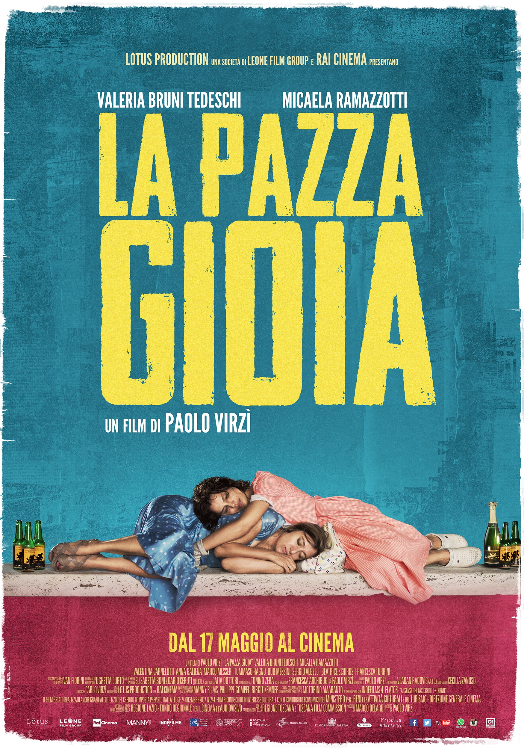 Mega Sized Movie Poster Image for La pazza gioia (#1 of 2)