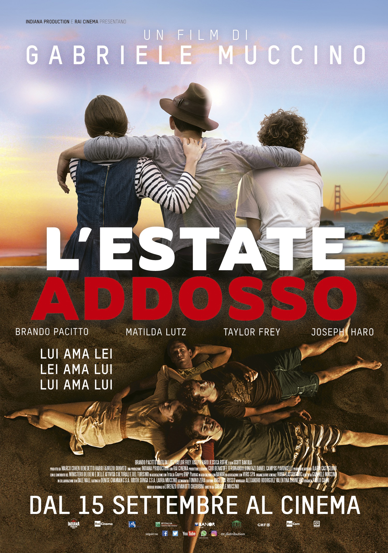 Mega Sized Movie Poster Image for L'estate addosso (#1 of 2)