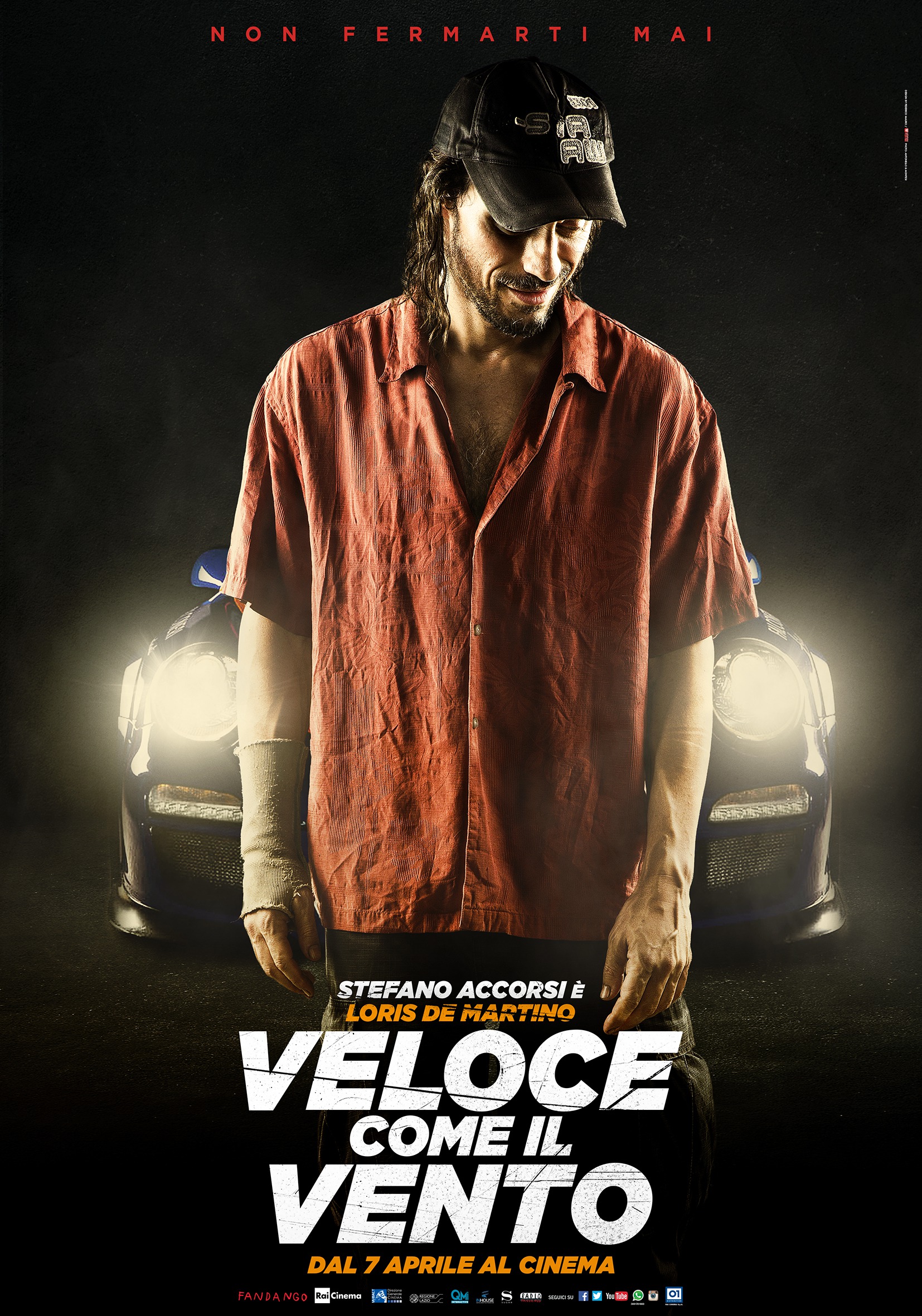 Mega Sized Movie Poster Image for Veloce come il vento (#2 of 4)