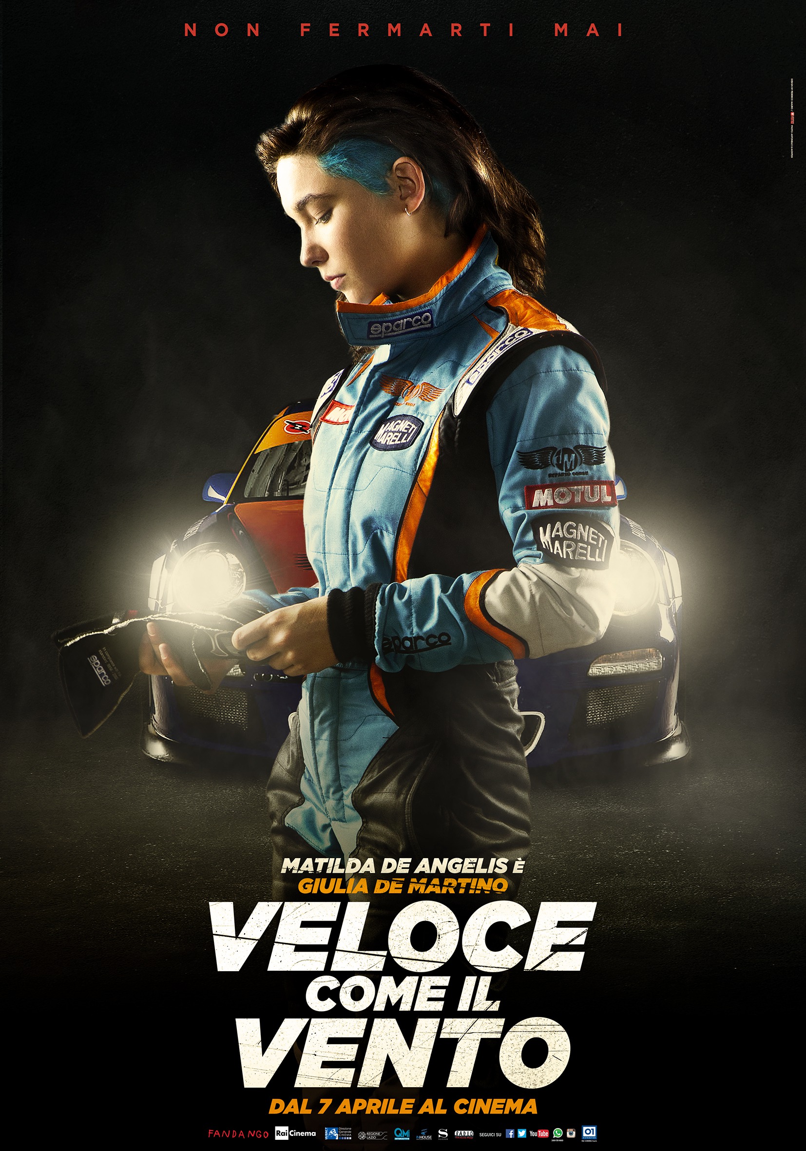 Mega Sized Movie Poster Image for Veloce come il vento (#3 of 4)