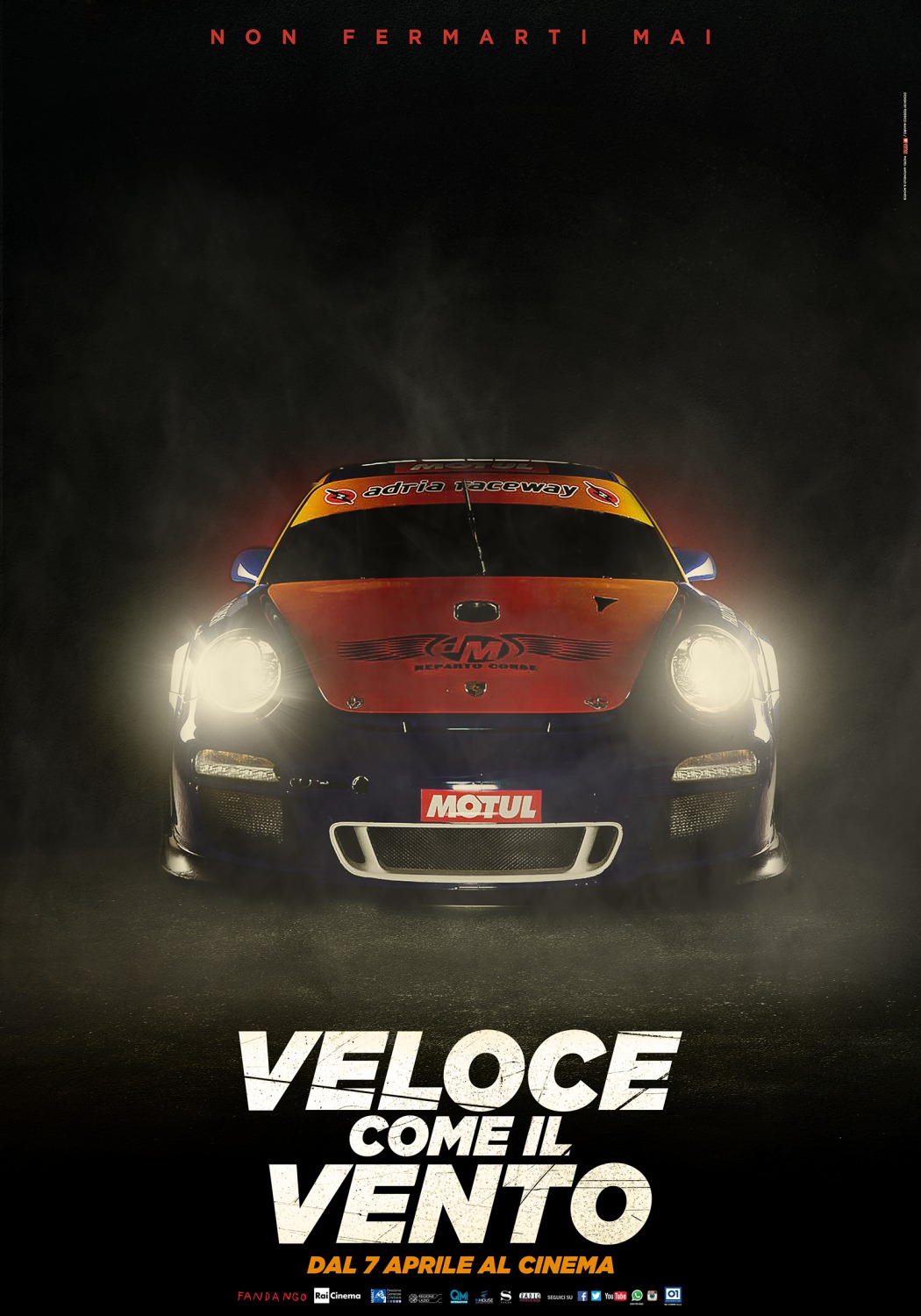 Extra Large Movie Poster Image for Veloce come il vento (#4 of 4)
