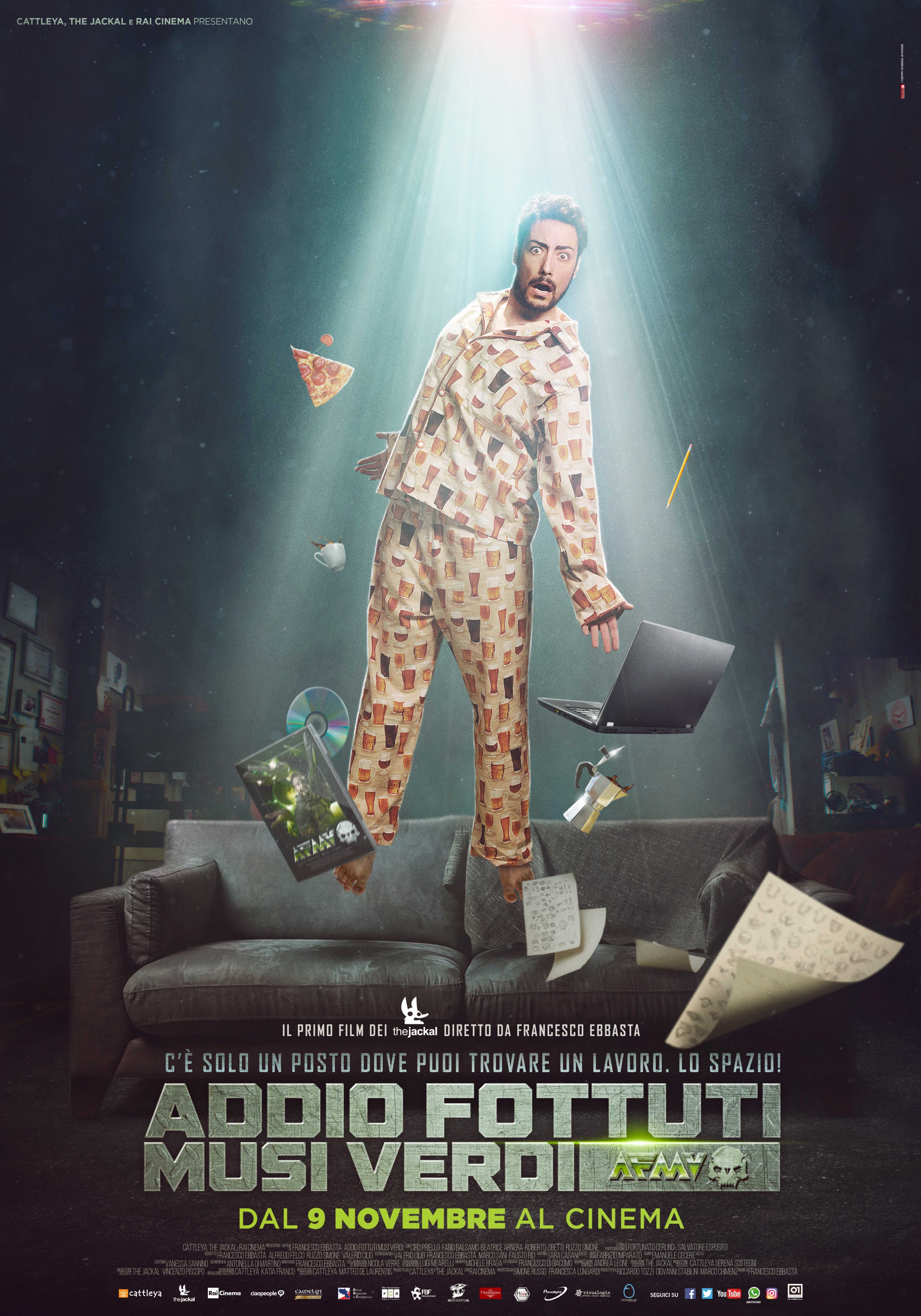 Mega Sized Movie Poster Image for Addio Fottuti Musi Verdi (#1 of 7)