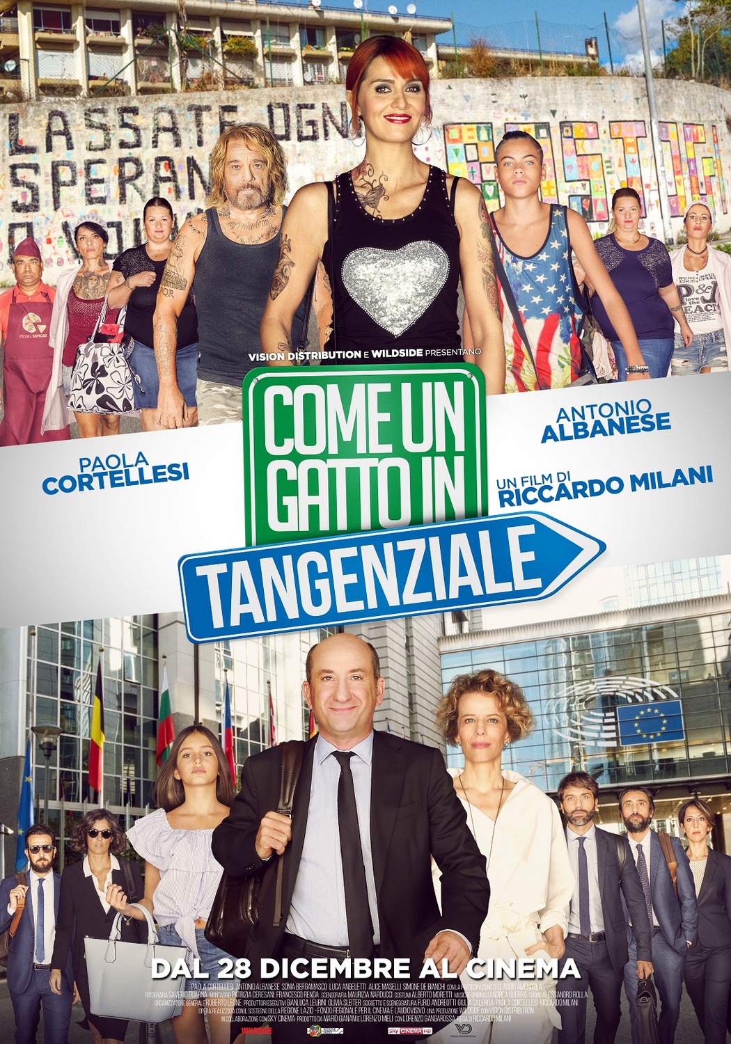 Extra Large Movie Poster Image for Come un gatto in Tangenziale (#2 of 3)