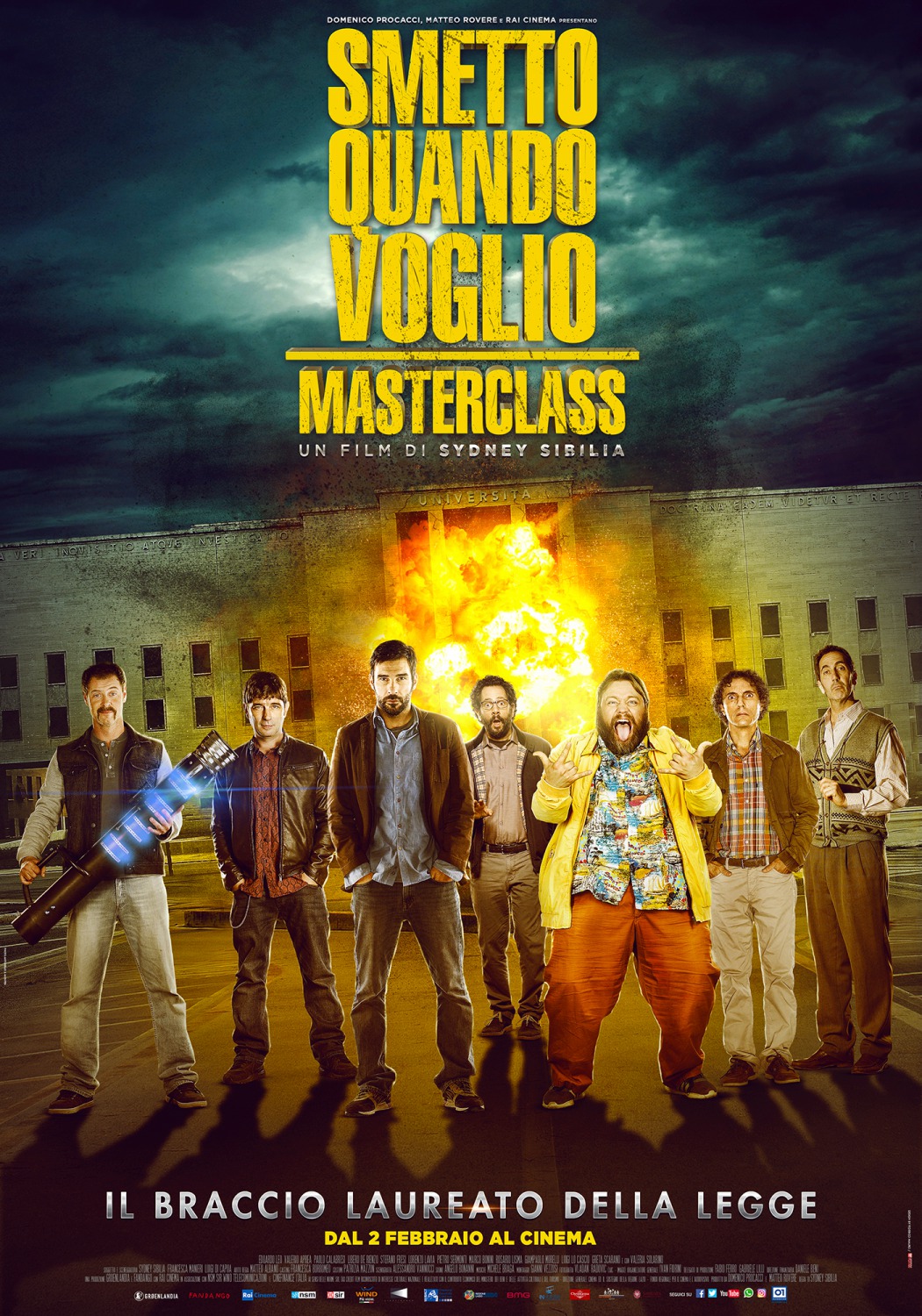 Extra Large Movie Poster Image for Smetto quando voglio: Masterclass (#5 of 16)