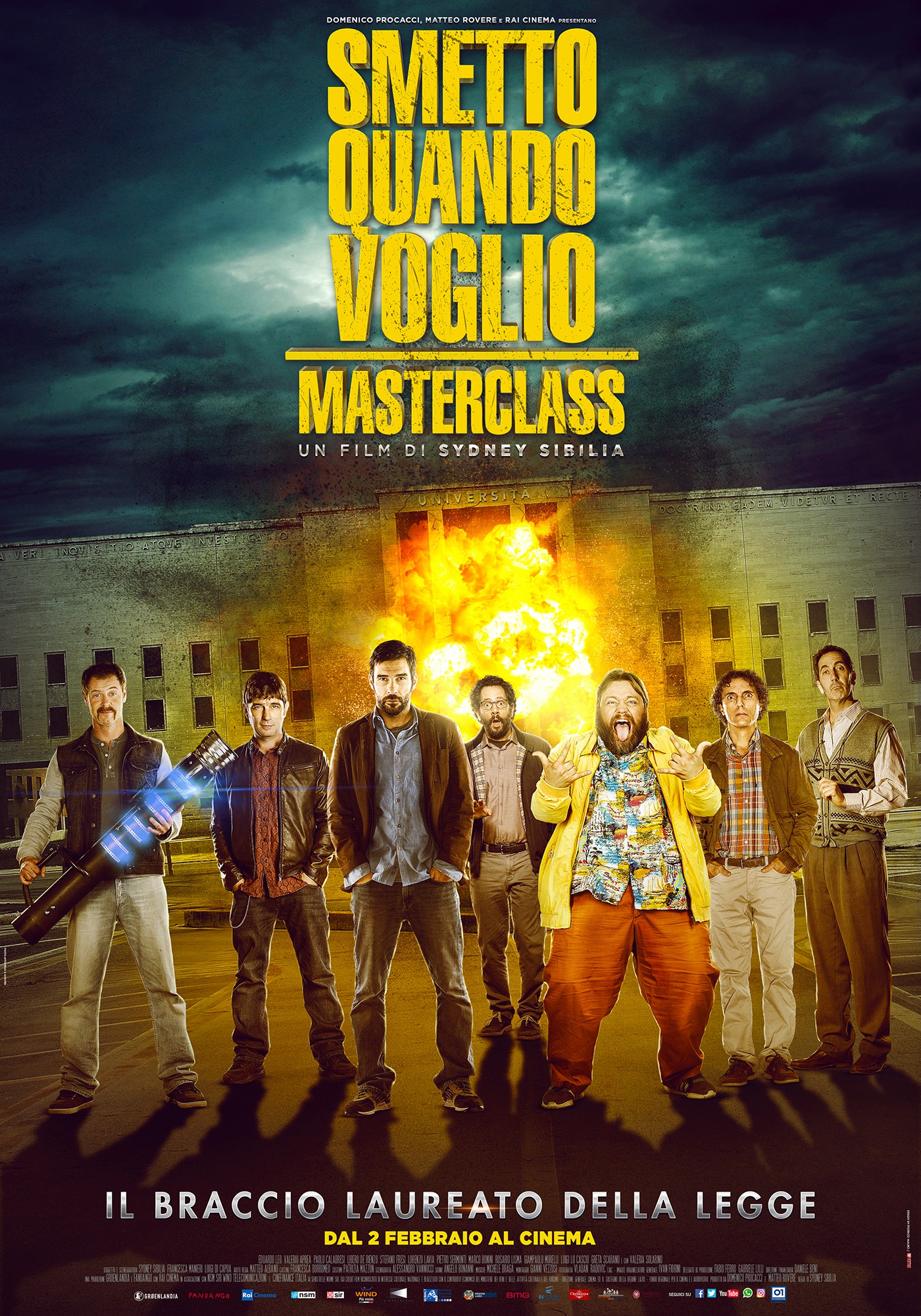 Mega Sized Movie Poster Image for Smetto quando voglio: Masterclass (#5 of 16)