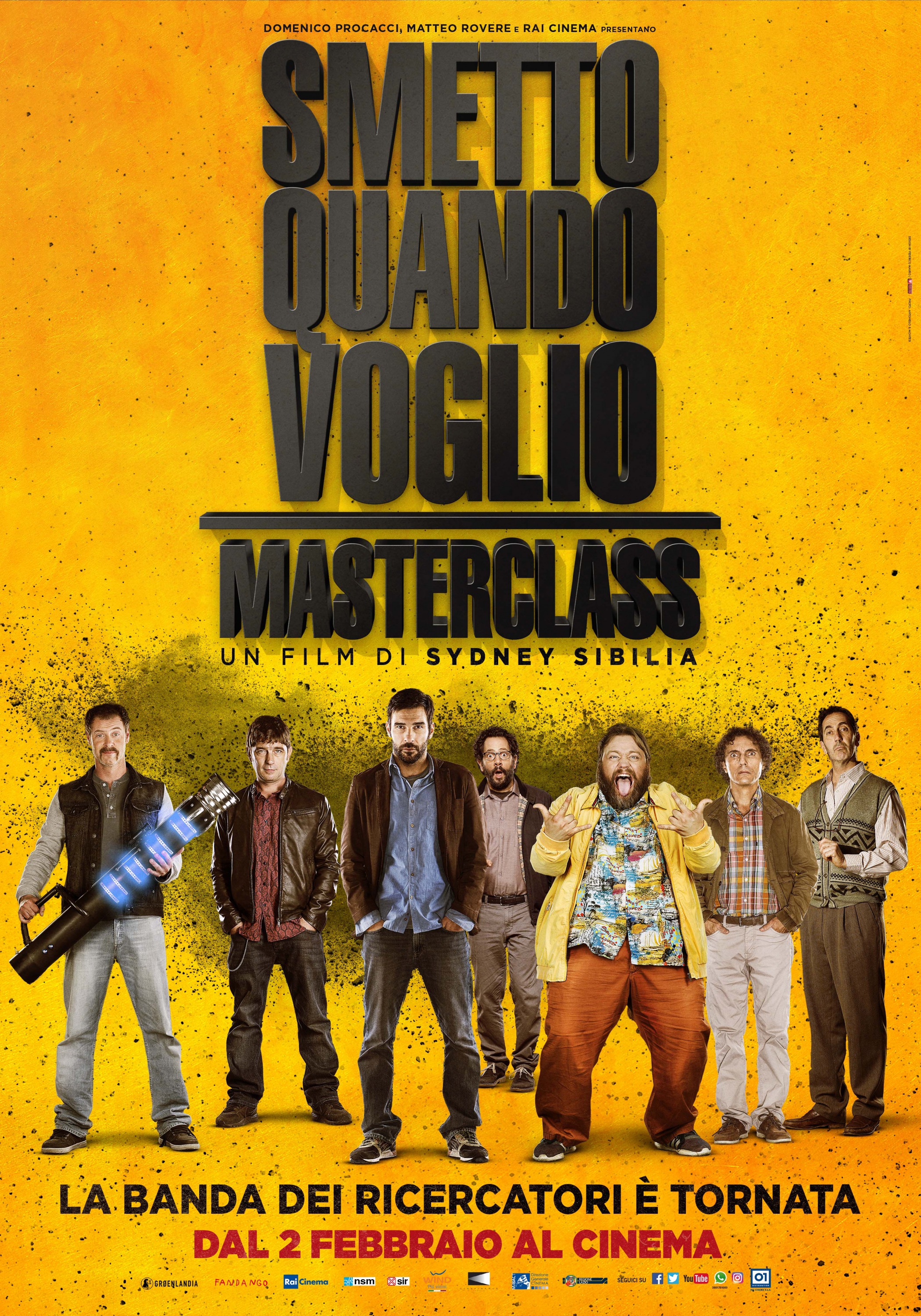 Mega Sized Movie Poster Image for Smetto quando voglio: Masterclass (#1 of 16)