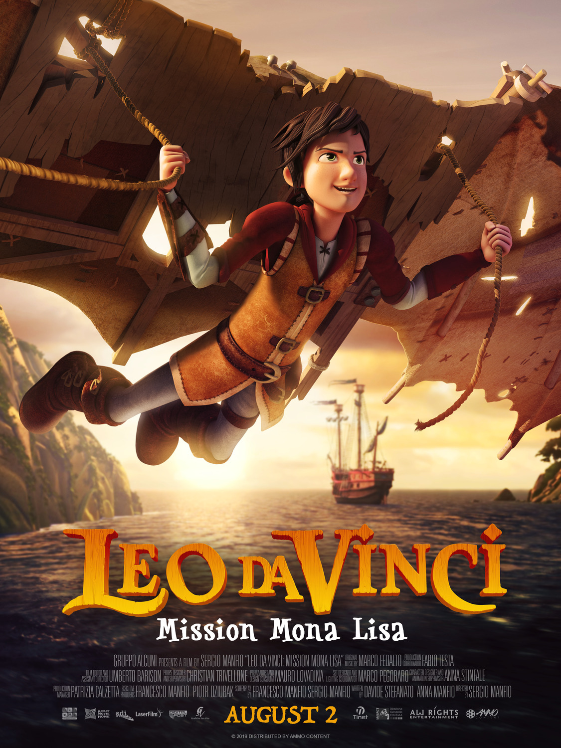 Extra Large Movie Poster Image for Leo Da Vinci: Mission Mona Lisa 