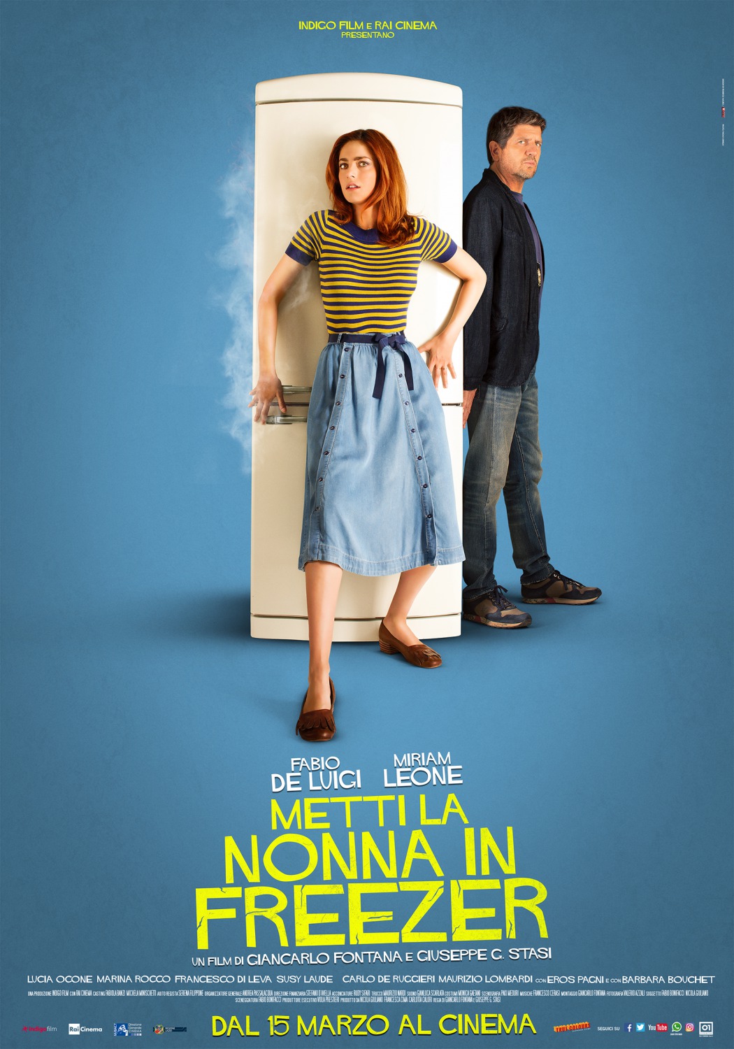 Extra Large Movie Poster Image for Metti la nonna in freezer (#2 of 2)
