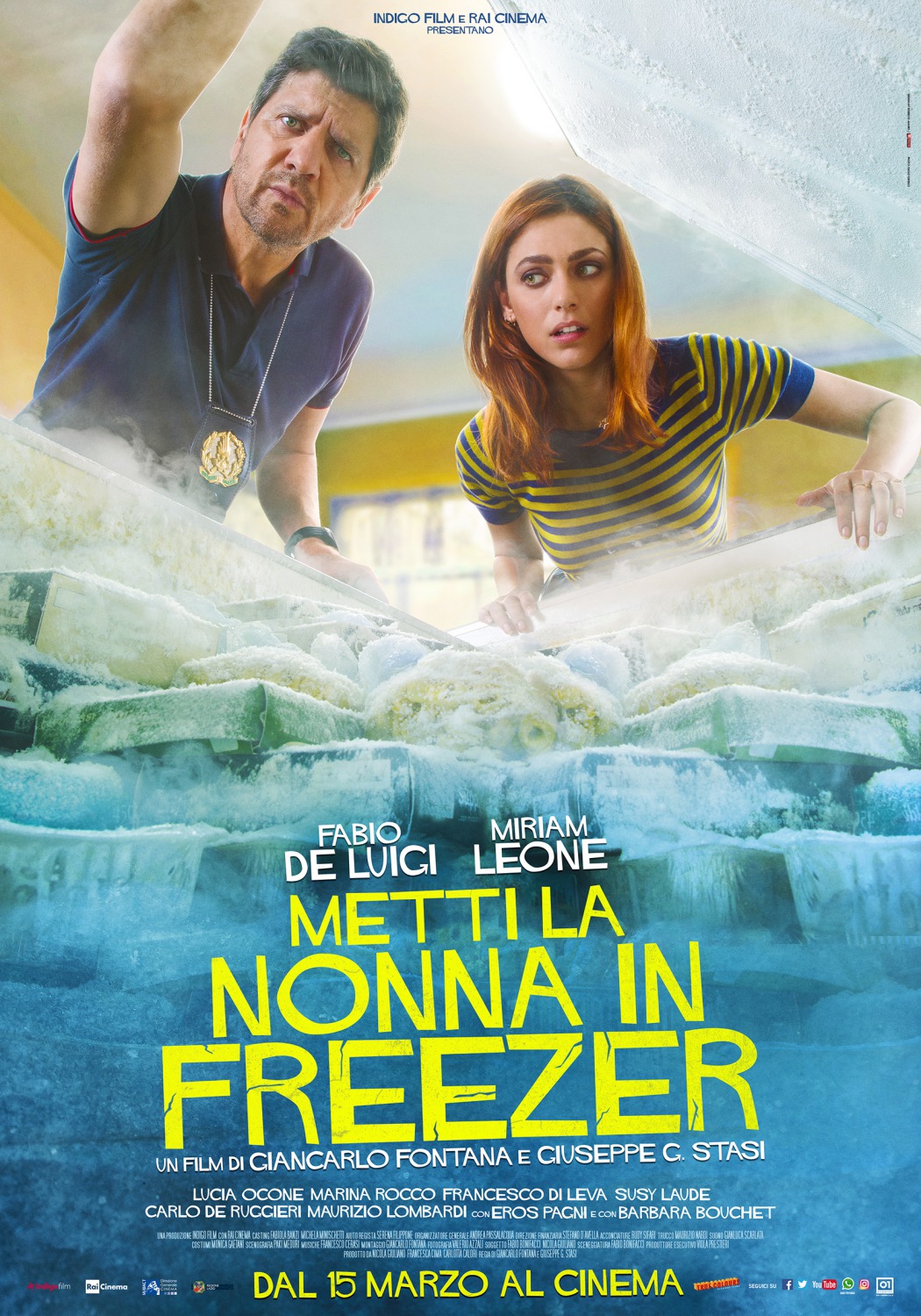 Extra Large Movie Poster Image for Metti la nonna in freezer (#1 of 2)
