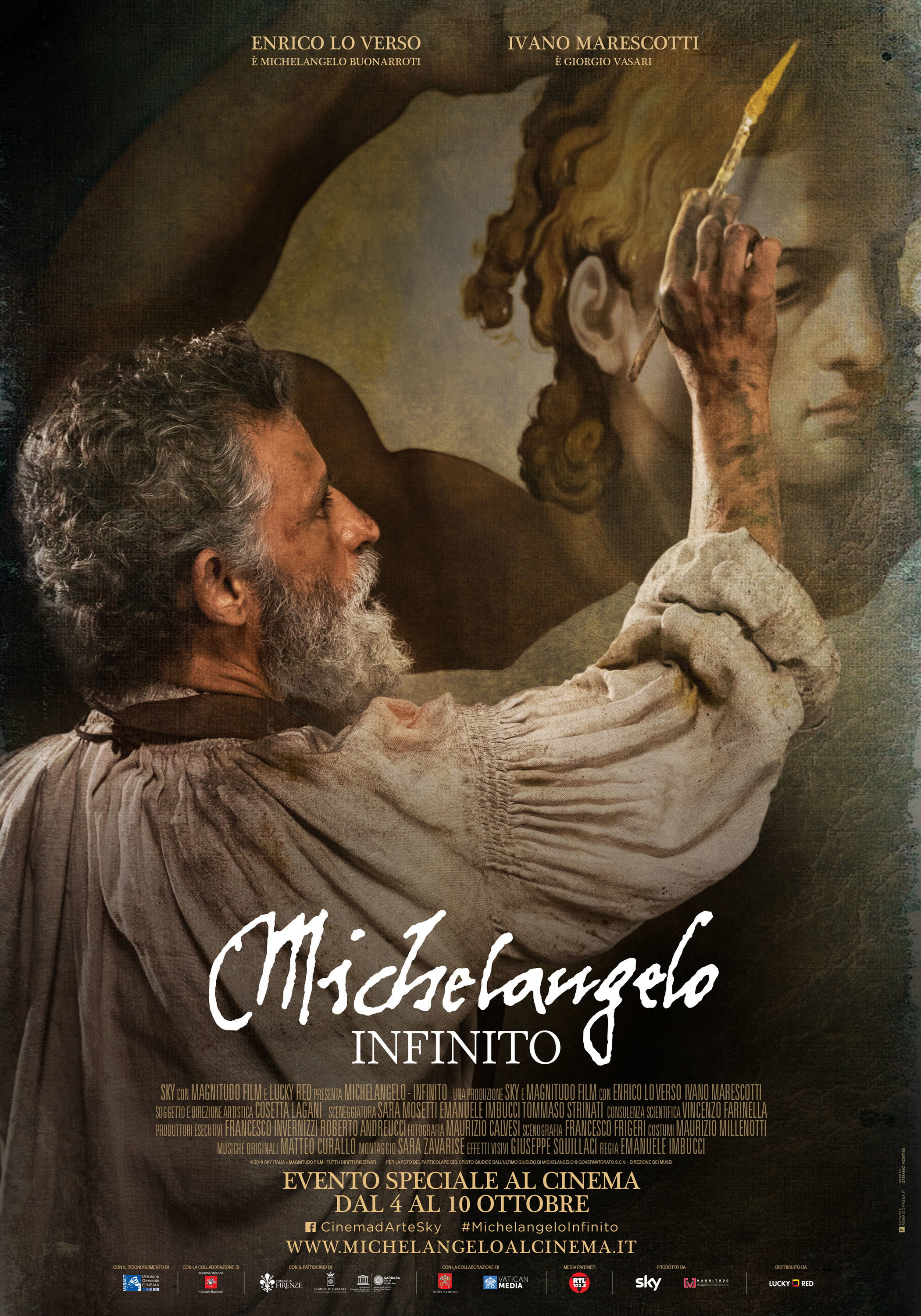 Mega Sized Movie Poster Image for Michelangelo - Infinito (#1 of 2)