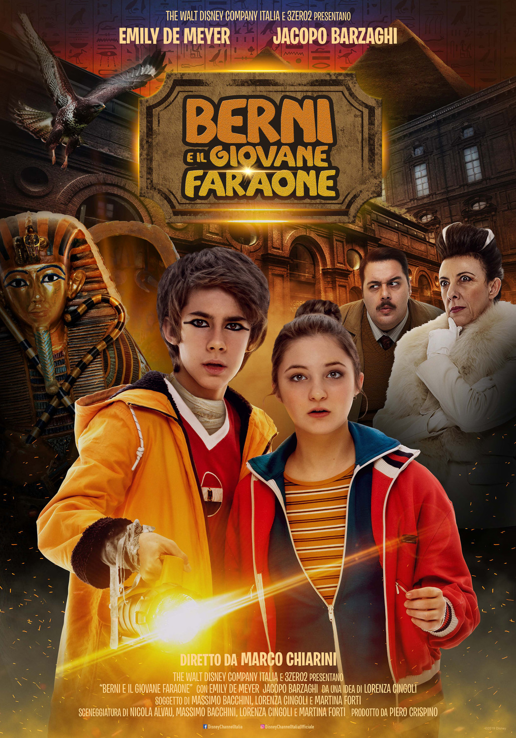 Extra Large Movie Poster Image for Berni e il giovane faraone 