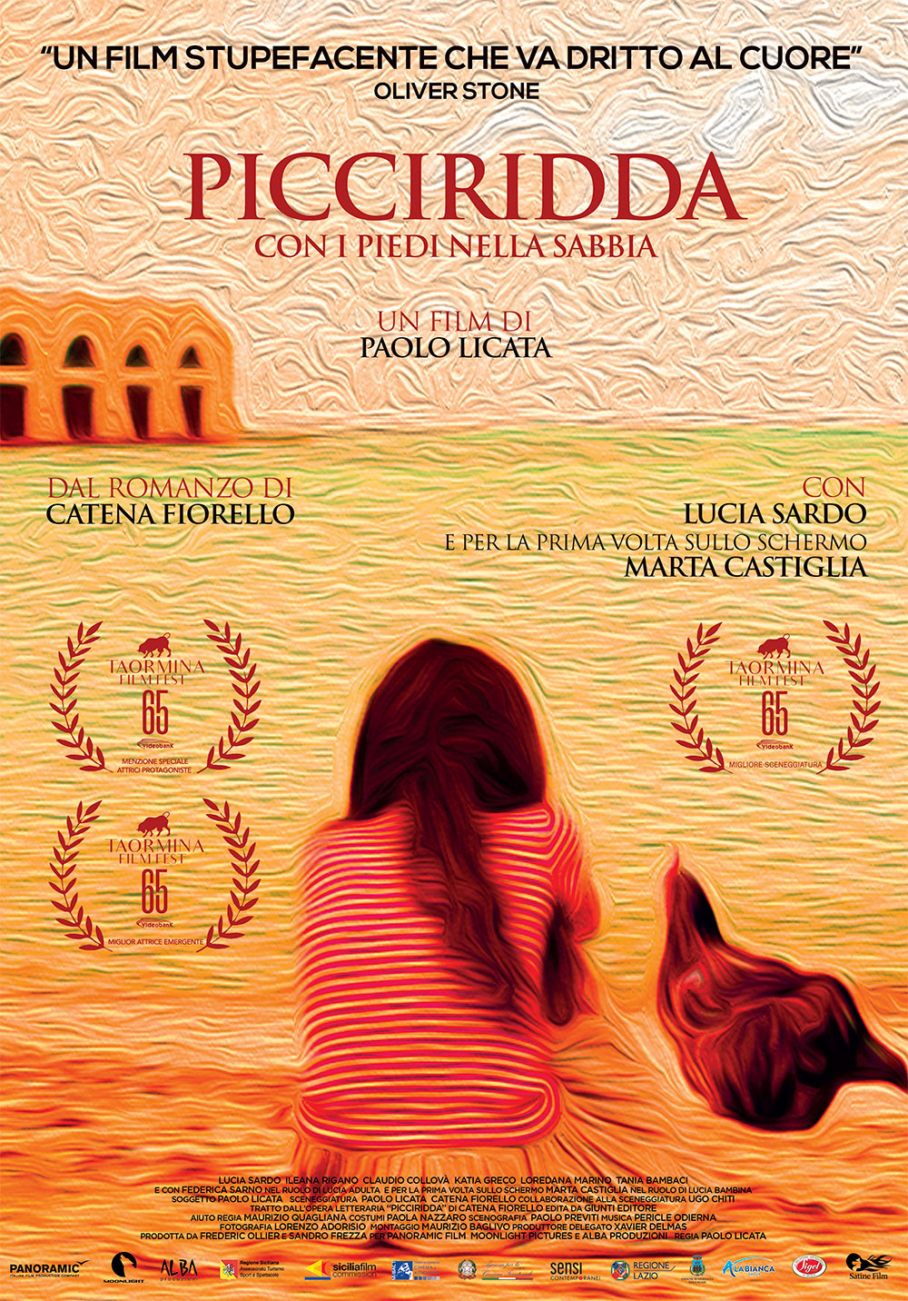 Extra Large Movie Poster Image for Picciridda - Con i piedi nella sabbia 