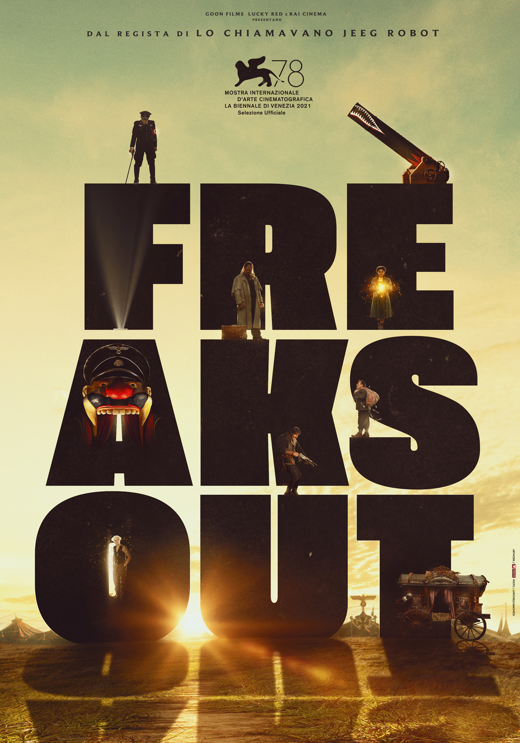 Extra Large Movie Poster Image for Freaks Out (#2 of 11)