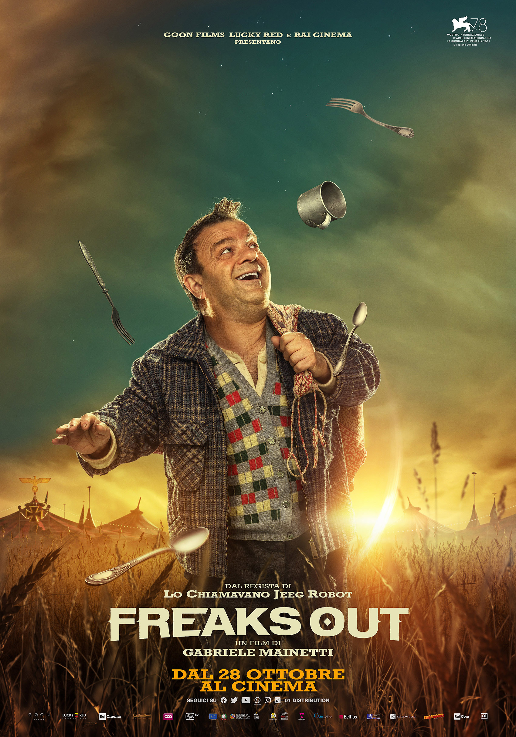 Mega Sized Movie Poster Image for Freaks Out (#9 of 11)