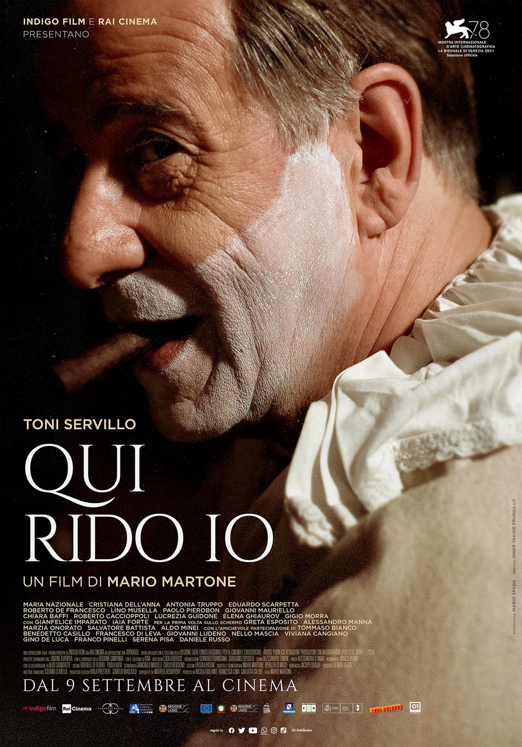 Extra Large Movie Poster Image for Qui rido io 