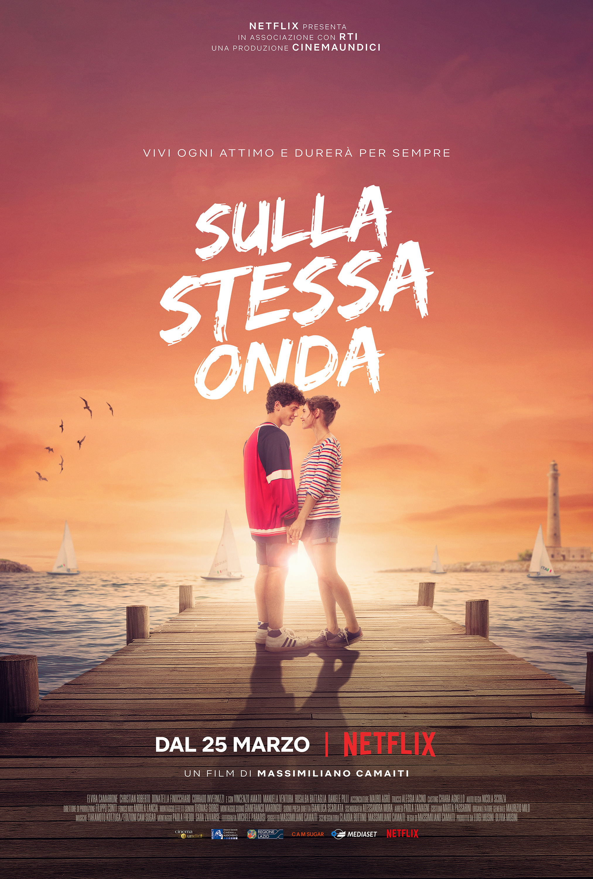 Mega Sized Movie Poster Image for Sulla Stessa Onda 