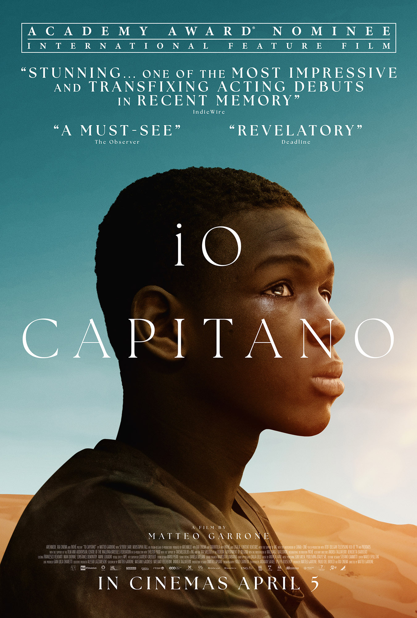 Mega Sized Movie Poster Image for Io capitano (#3 of 4)