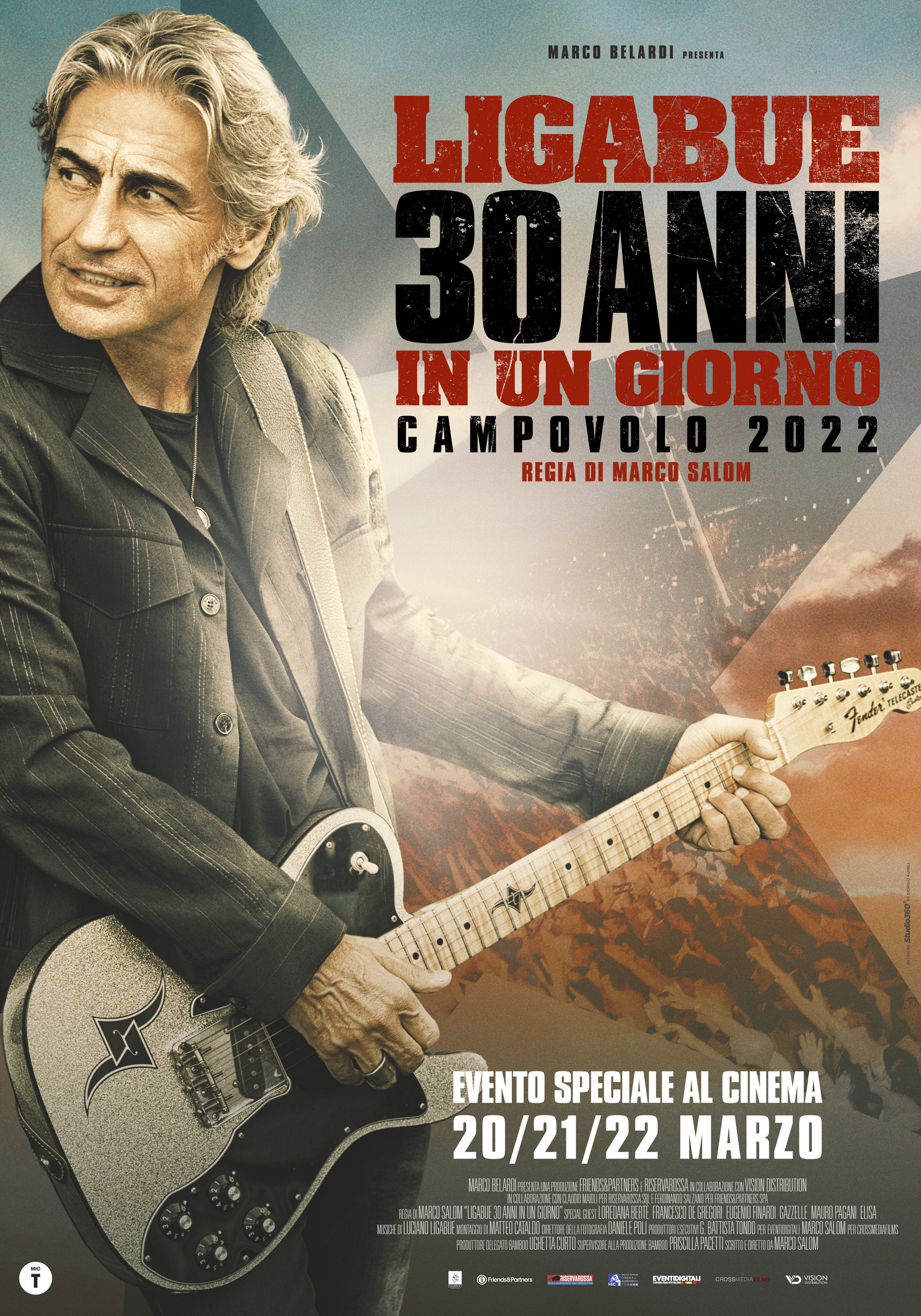 Mega Sized Movie Poster Image for Ligabue - 30 Anni In Un Giorno 
