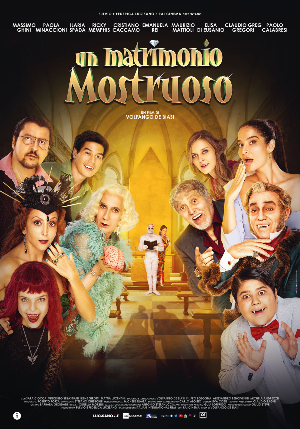 Extra Large Movie Poster Image for Un matrimonio mostruoso 