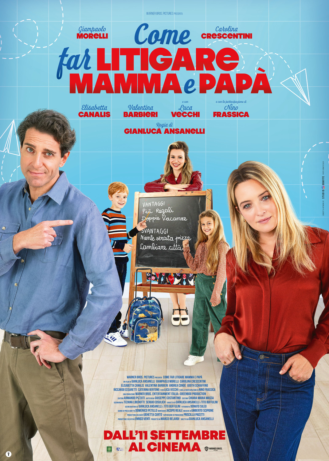 Extra Large Movie Poster Image for Come far litigare mamma e papà 